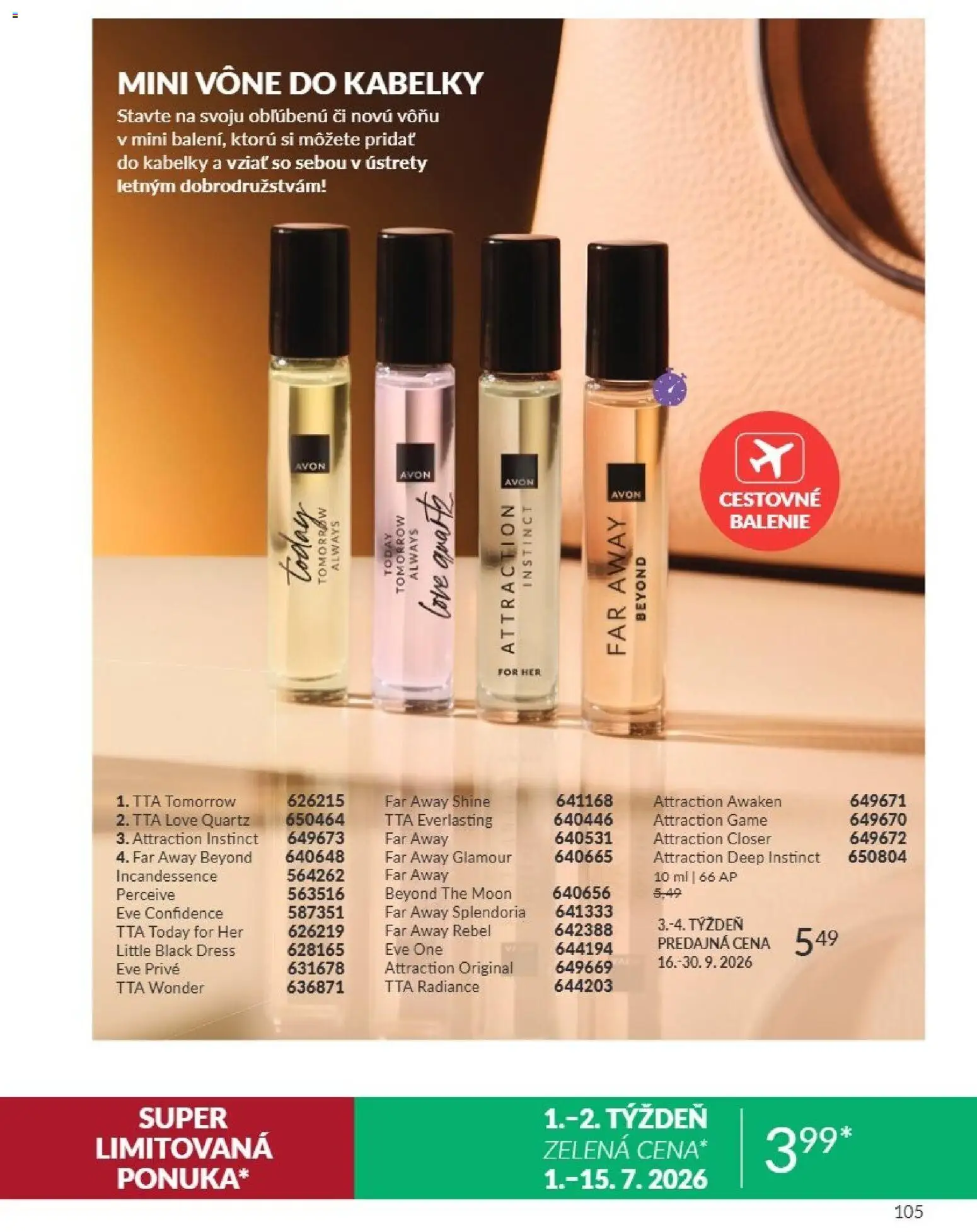Nové Avon akcie – leták je platný od 01.09.2026 | Strana: 105