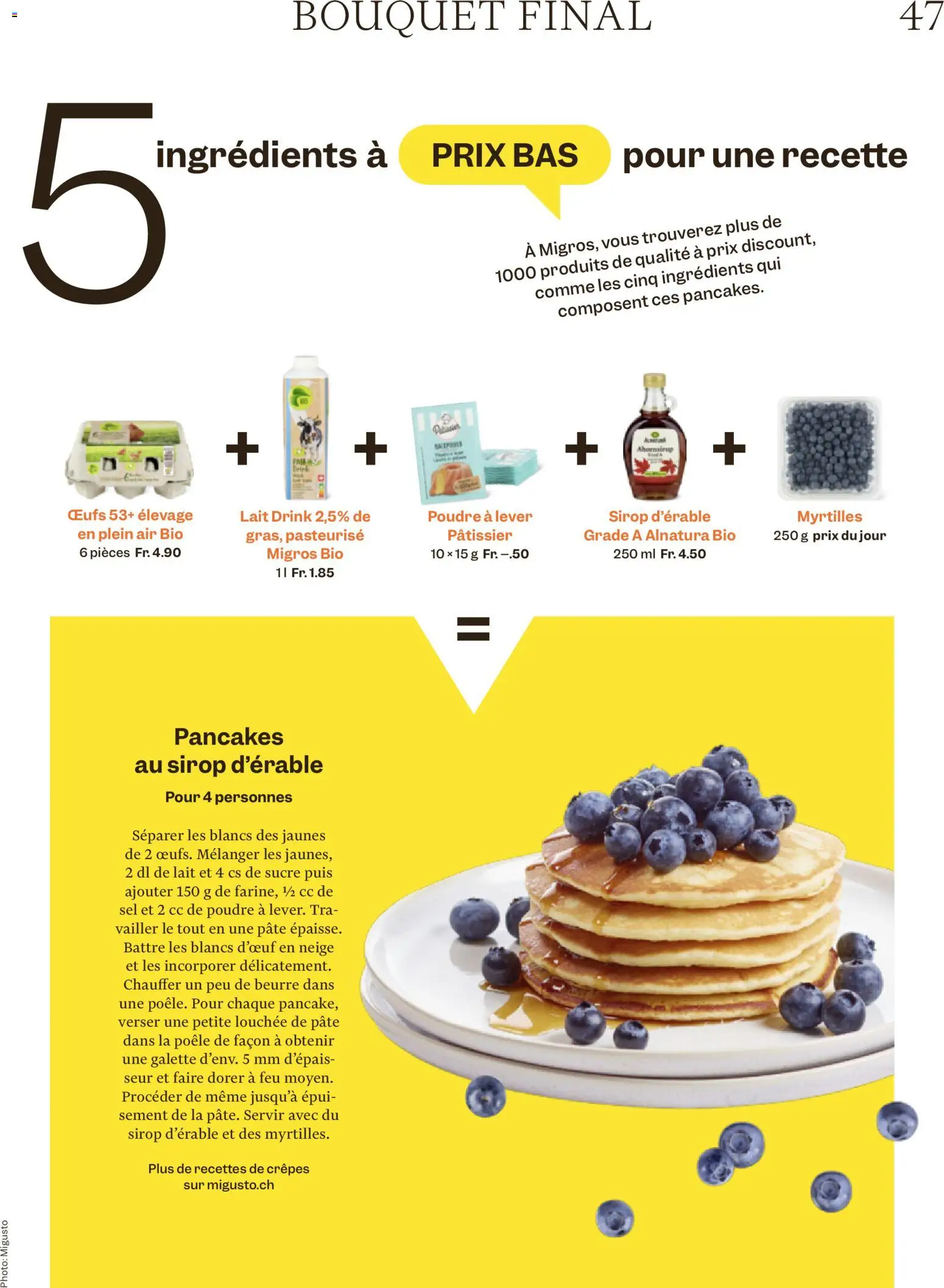 Migros aktionen Magazine FR – gültig ab 19.08.2026 | Seite: 47