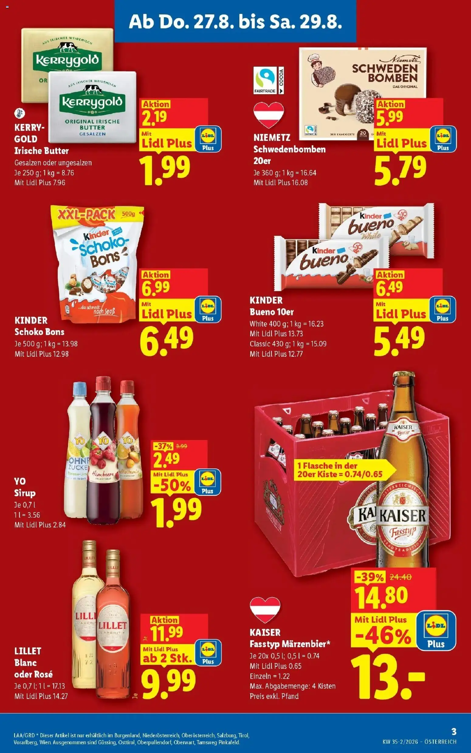 Lidl Flugblatt - Jenbach ab 23.08.2026 - Angebote ab donnerstag | Seite: 3