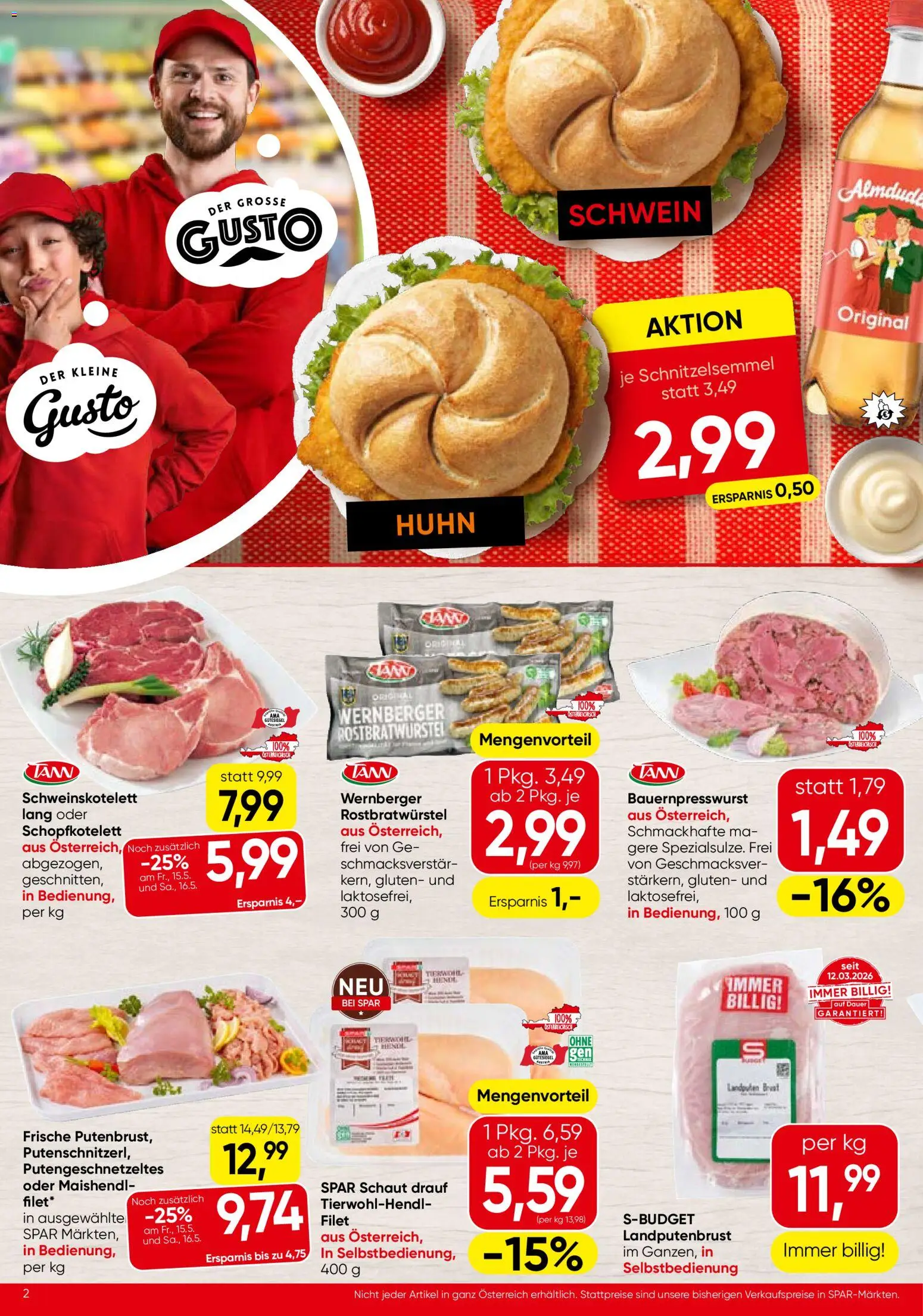 Spar Flugblatt - Wien gültig ab 13.05.2026 | Seite: 2