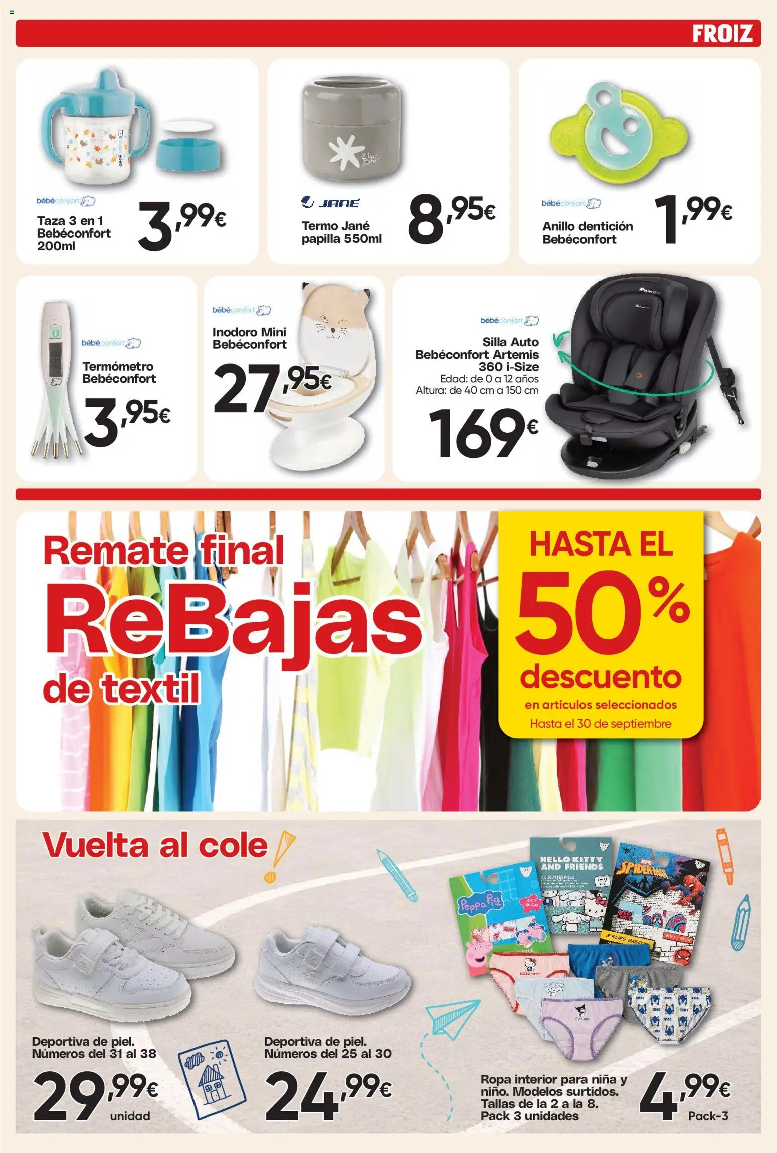 Froiz - Folleto Hiper │ válido desde el 26/08/2026 | Página: 11 | Productos: Ropa interior, Ropa, Termómetro, Silla