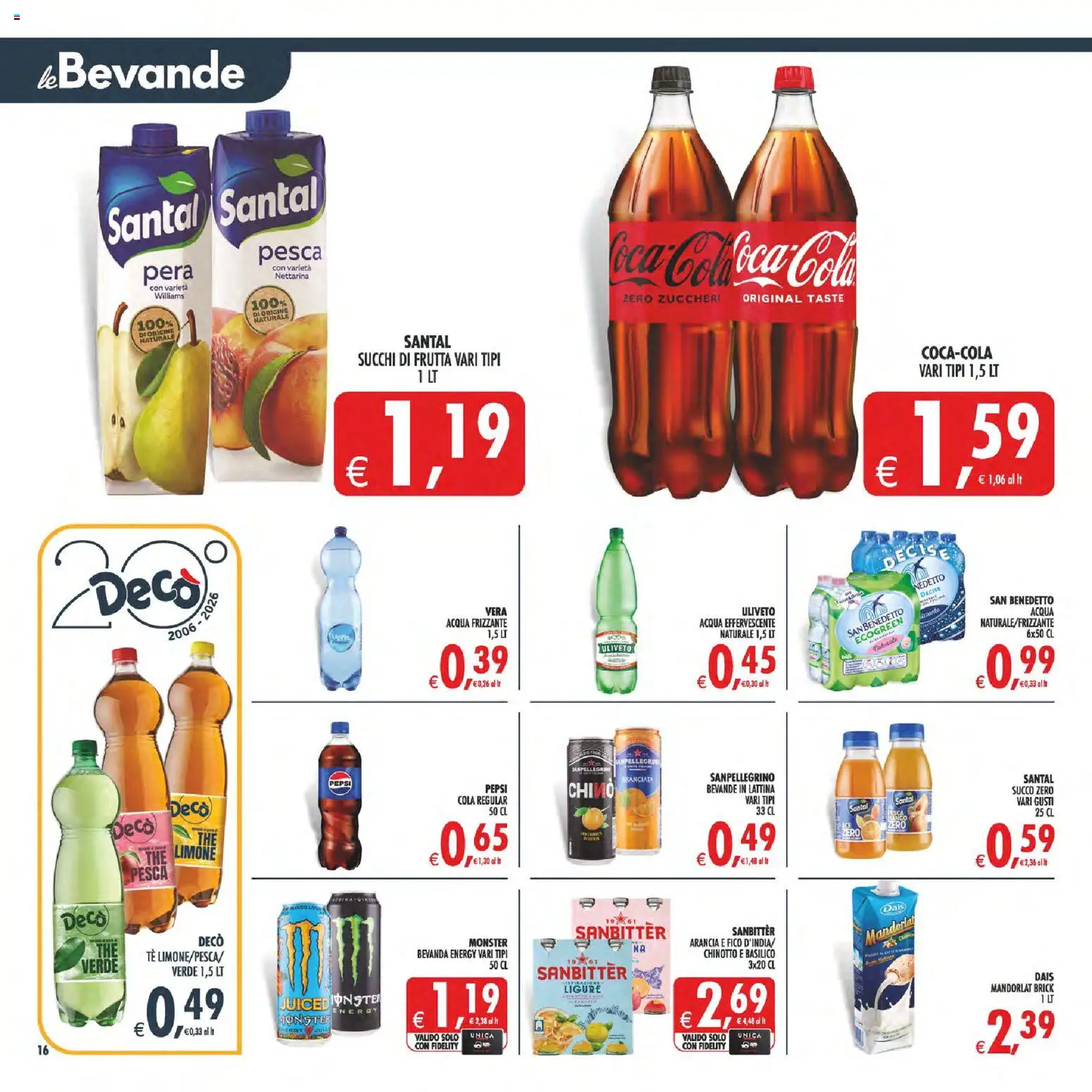 Volantino Decò del 08.05.2026 | Pagina: 17 | Prodotti: Succo, Limone, Pesca, Basilico