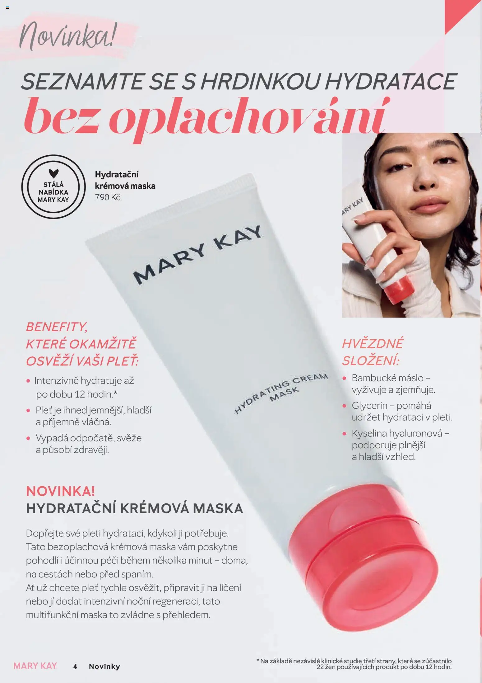 Mary Kay kniha o kráse od 01.04.2026 | Strana: 4 | Produkty: Bambucké máslo, Máslo, Glycerin, Maska