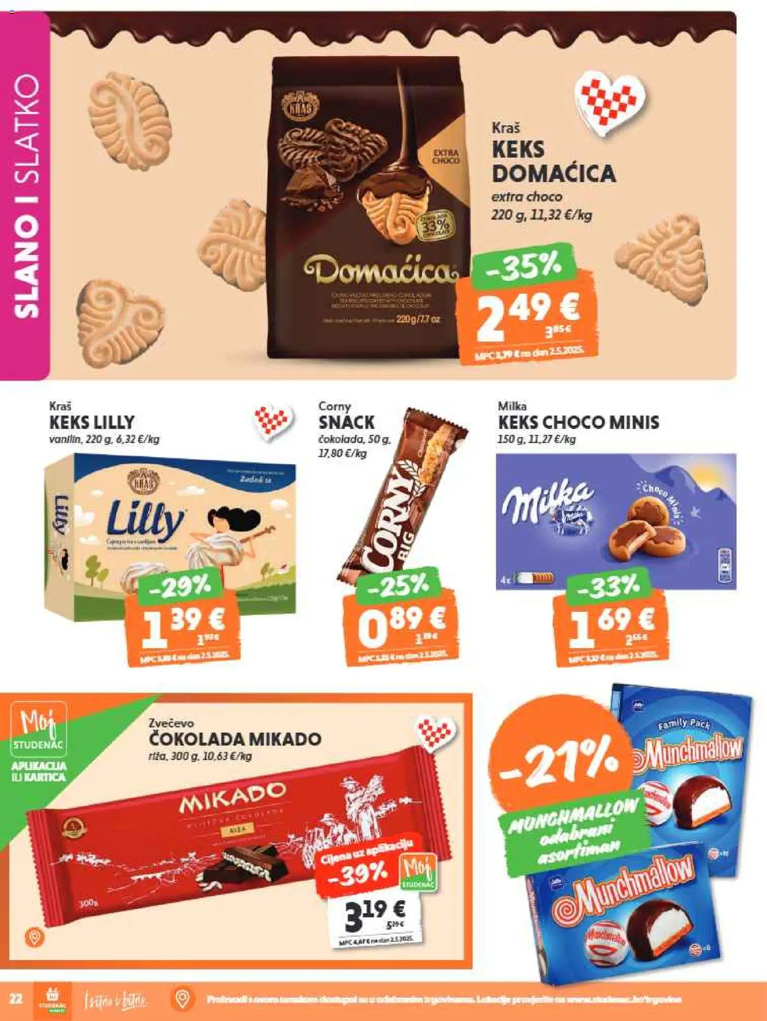 Studenac katalog | vrijedi od 06.05.2026 | Stranica: 24 | Proizvodi: Čokolada, Keks, Milka