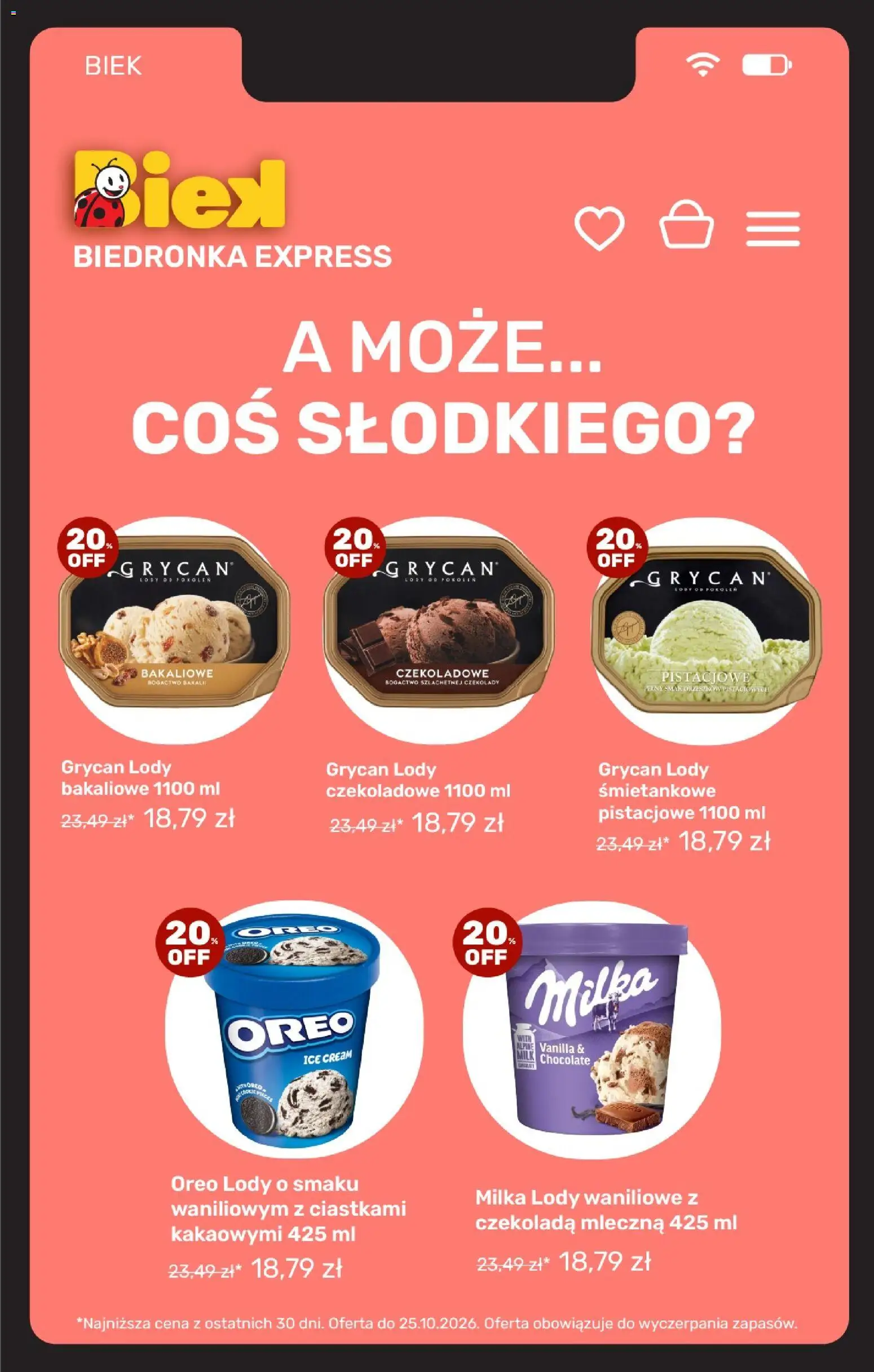 Biedronka Polsko leták - BIEK od 23.10.2026 | Strana: 16 | Produkty: Milka, Boby, Oreo
