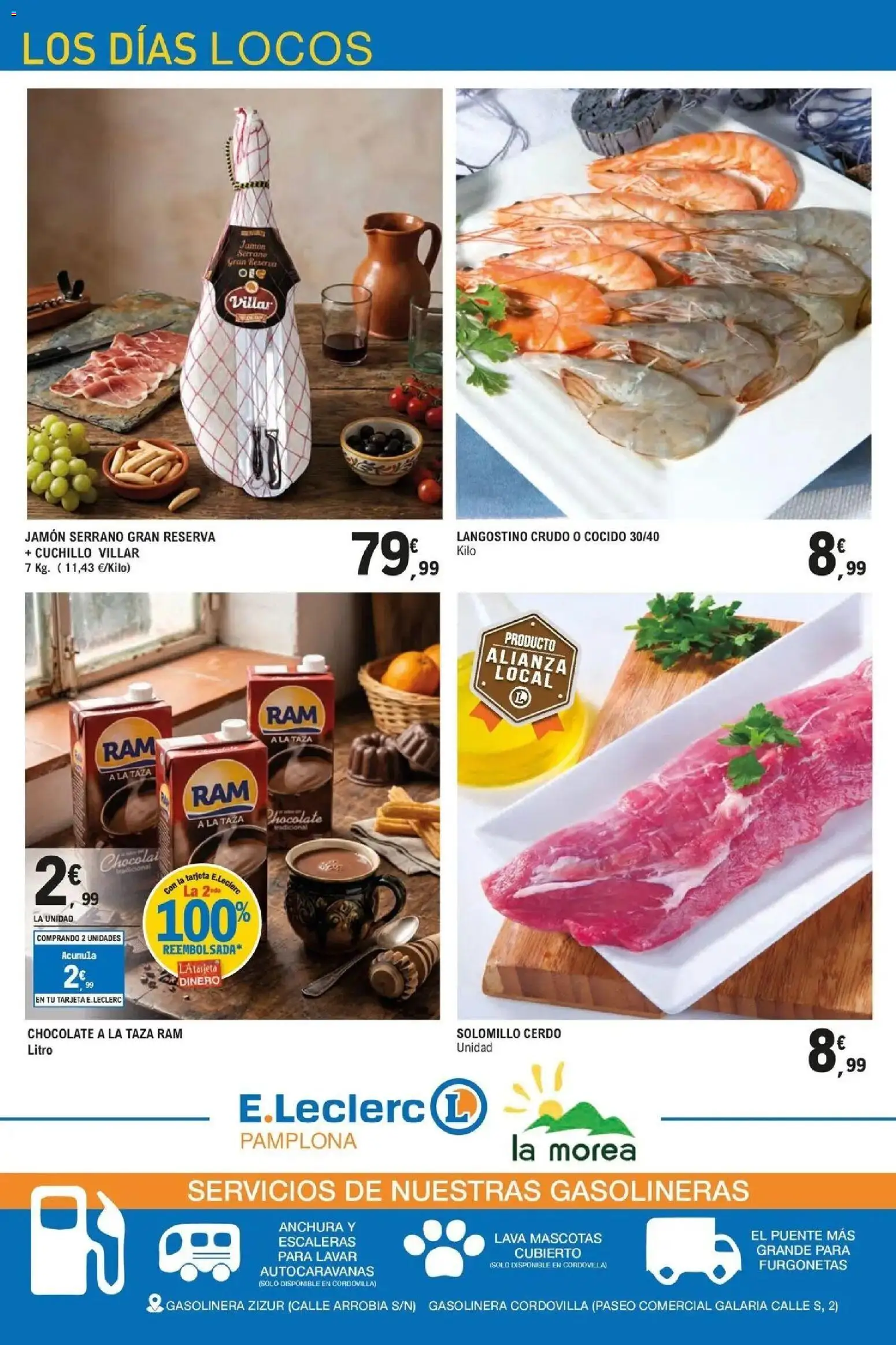 E.Leclerc Alianzas Locales 21/10/2026 - 07/11/2026 | Página: 32 | Productos: Chocolate, Jamón, Cerdo, Langostino