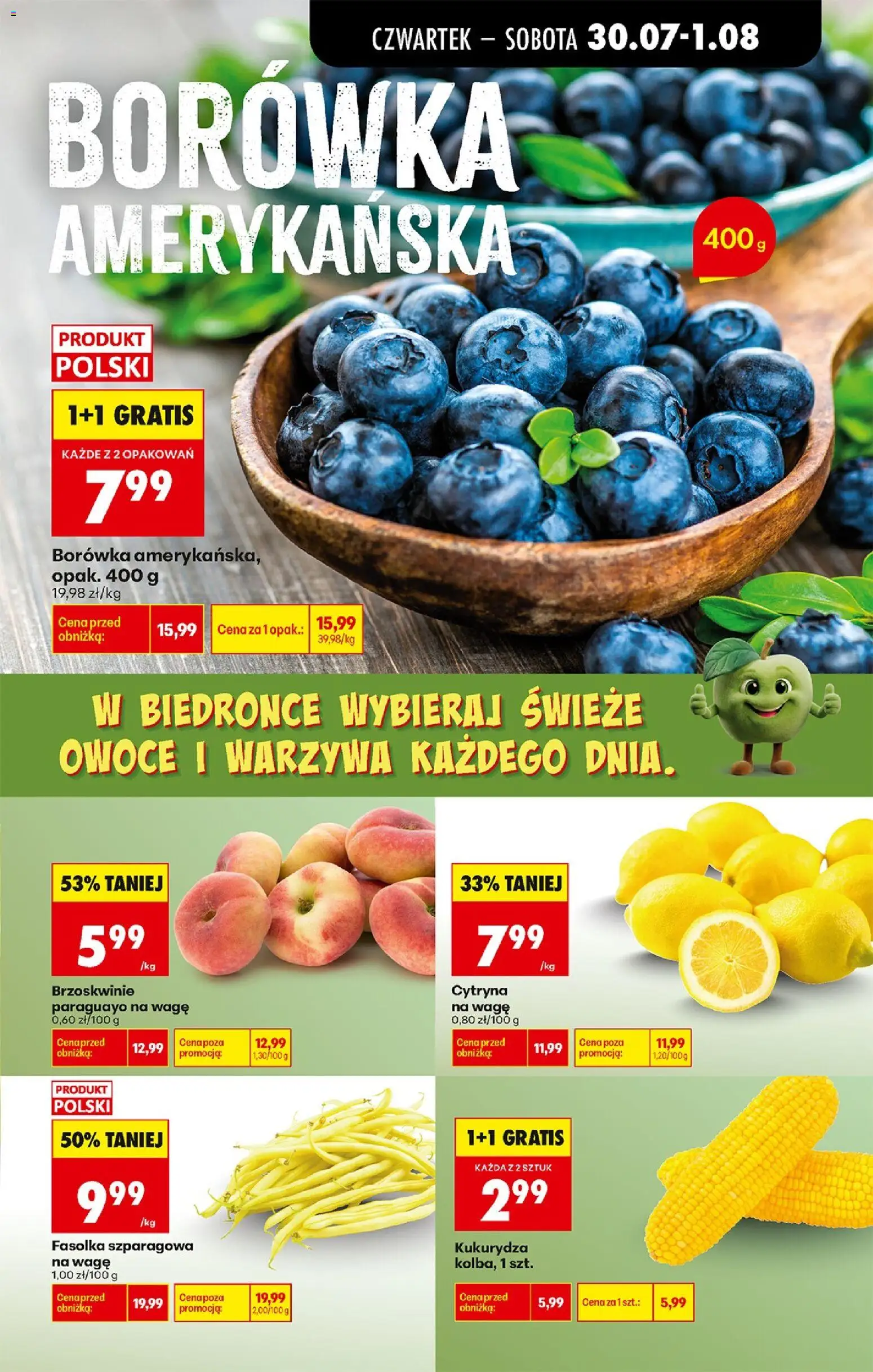 Biedronka Polsko leták - Codziennie niskie ceny od 30.07.2026 | Strana: 25
