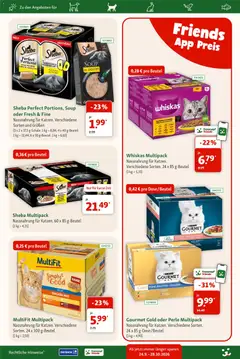 Fressnapf Prospekt ab 24.09.2026 gültig | Seite: 17 | Produkte: Thunfisch, Kaninchen, Lachs, Whiskas