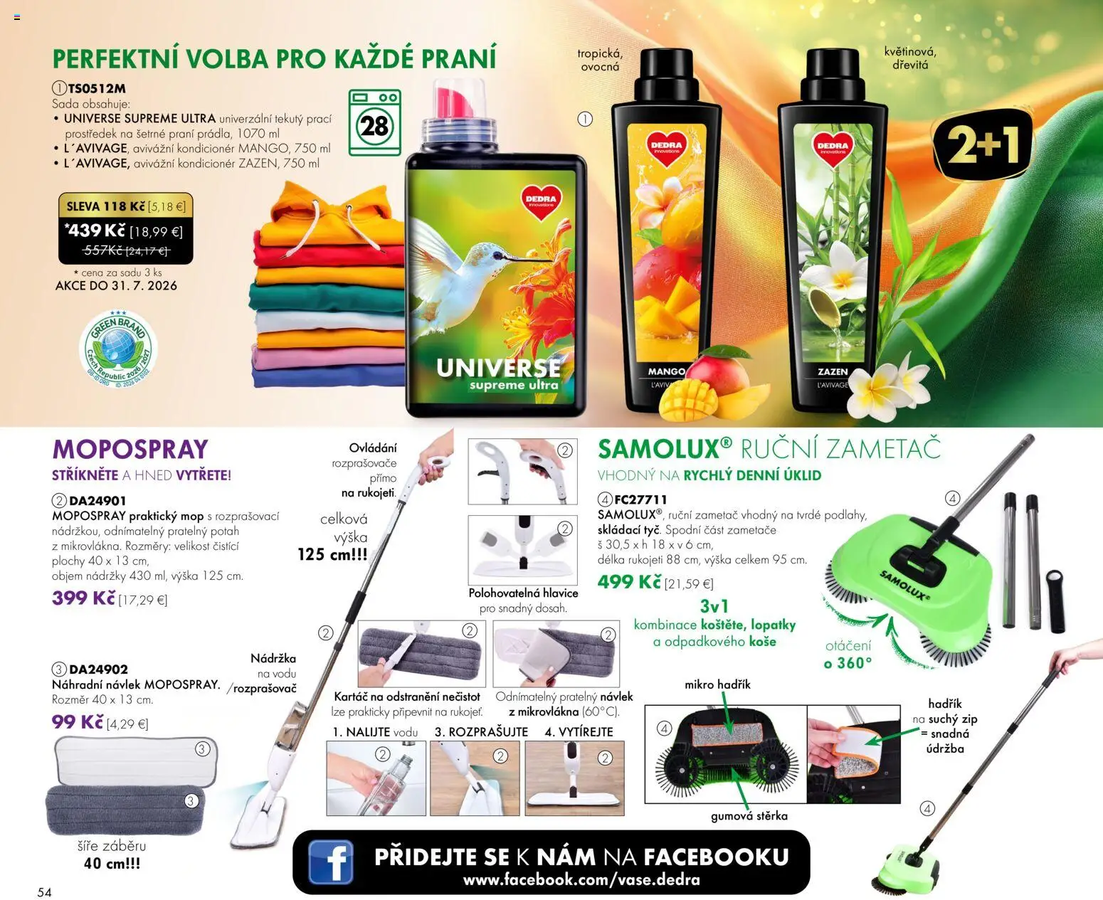 Nové Dedra akcie – leták je platný od 01.07.2026 | Strana: 54