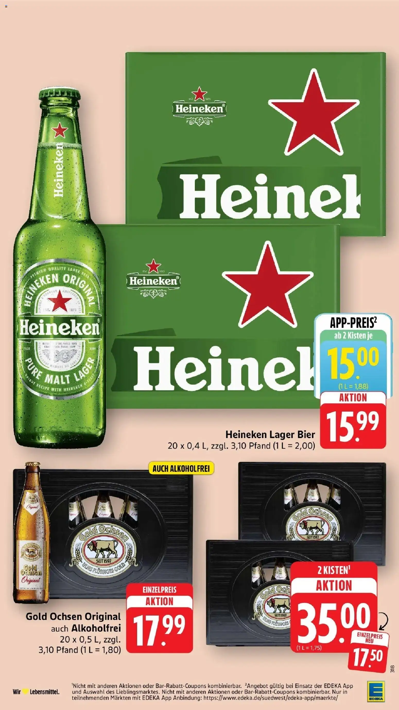 E center - E center: Wochenangebote – gültig ab 28.06.2026 | Seite: 3 | Produkte: Bier, Heineken