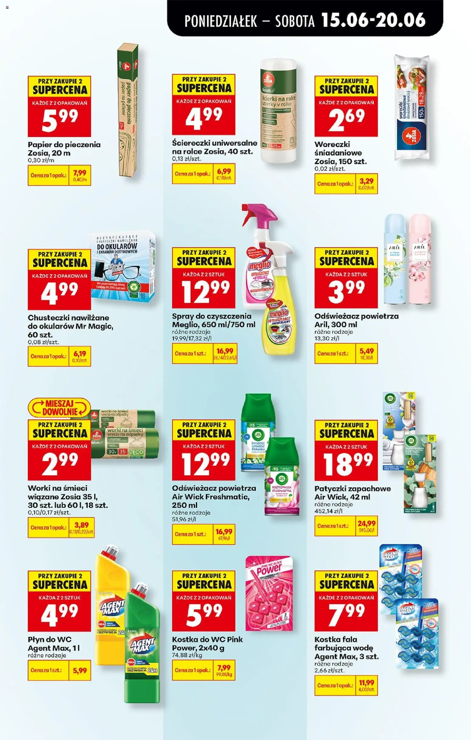 Biedronka gazetka od poniedziałku od 15.06.2026 | Strona: 81 | Produkty: Meglio, Odświeżacz, Papier do pieczenia, Odświeżacz powietrza