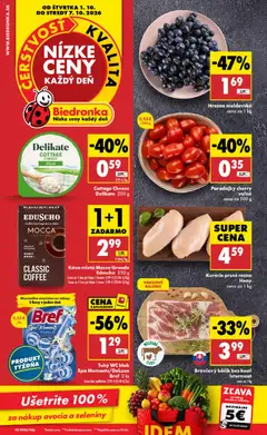 Biedronka leták platný od 01.10.2026