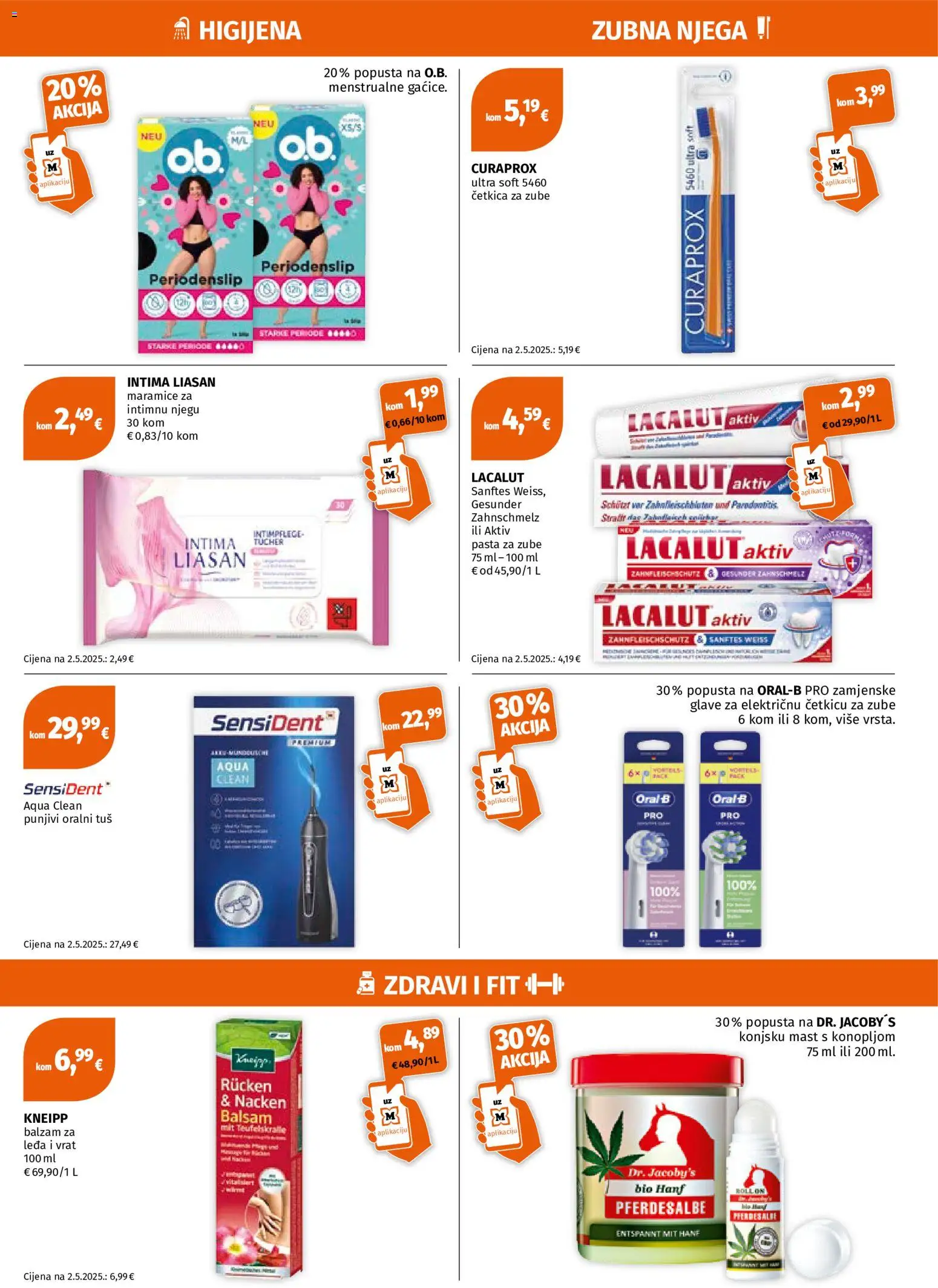 Müller katalog | vrijedi od 20.07.2026 | Stranica: 5 | Proizvodi: Mast, Pasta za zube, Maramice, Lacalut