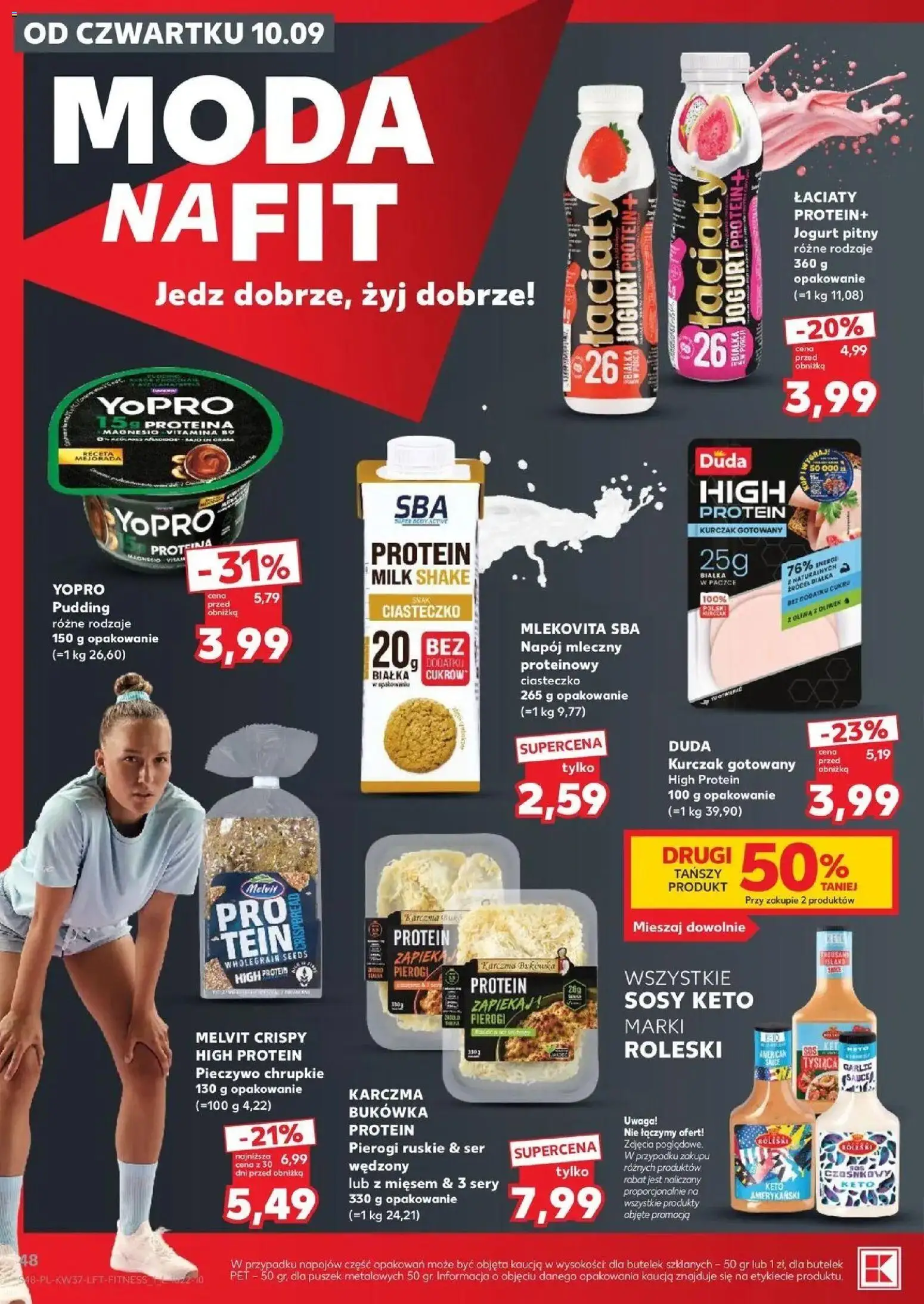 Kaufland gazetka od 10.09.2026 - od jutra PDF | Strona: 48 | Produkty: High Protein, Sery, Ser, Jogurt