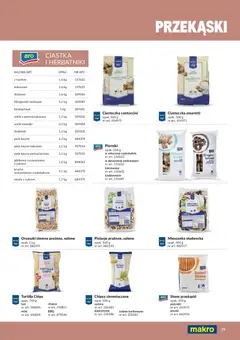 Pogląd oferty "Makro gazetka - Produktów marek własnych dla profesjonalnej Gastronomii" - ważna od 01.03.2026 | Strona: 79 | Produkty: Wafle, Paluszki, Ciasteczka, Ciasteczka amaretti