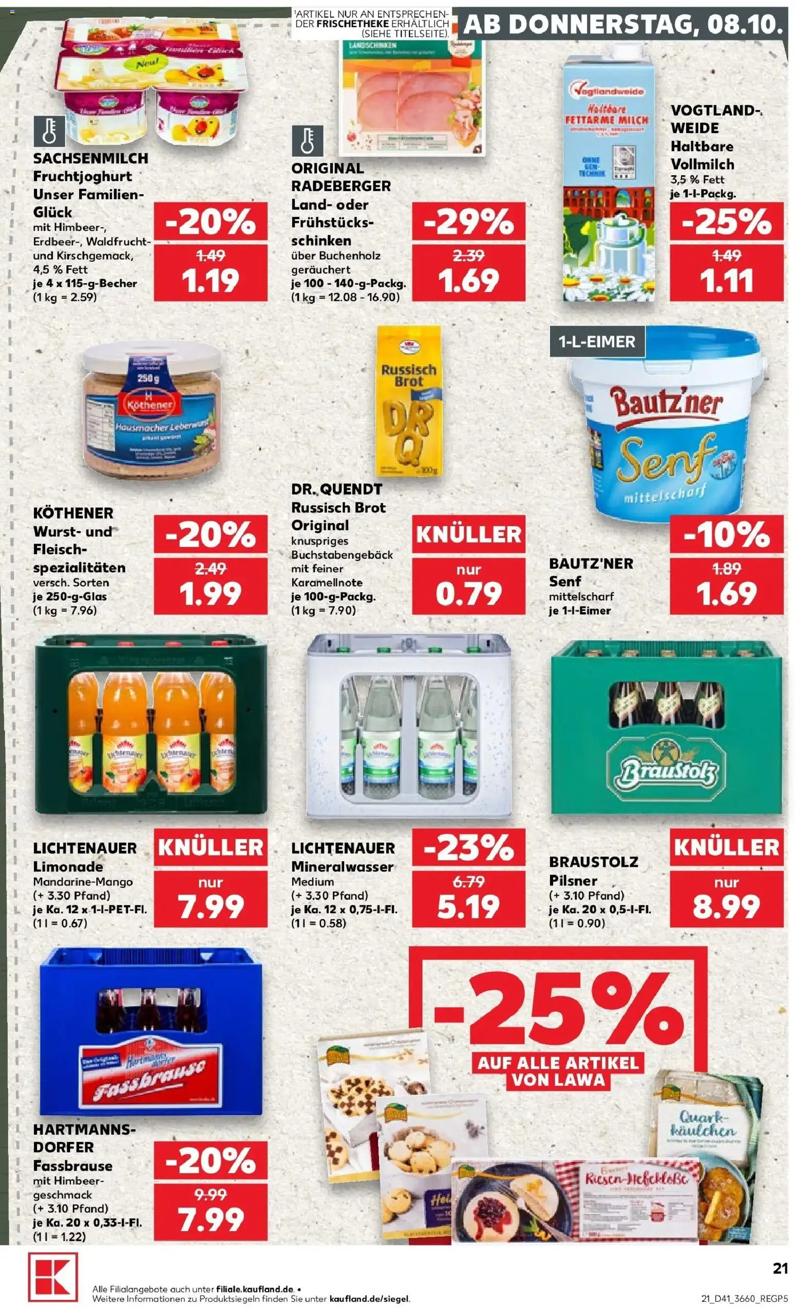 Prospekt Kaufland ab 05.10.2026 » Angebote Online zum Blättern | Seite: 31 | Produkte: Limonade, Wurst, Schinken, Fassbrause