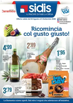 Anteprima del volantino Sidis volantino valido a partire dal 24/08/2026