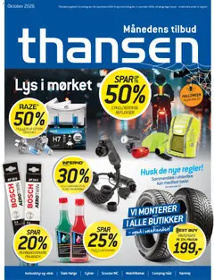 Thansen - Tilbudsavis gyldig fra 30/09/2026