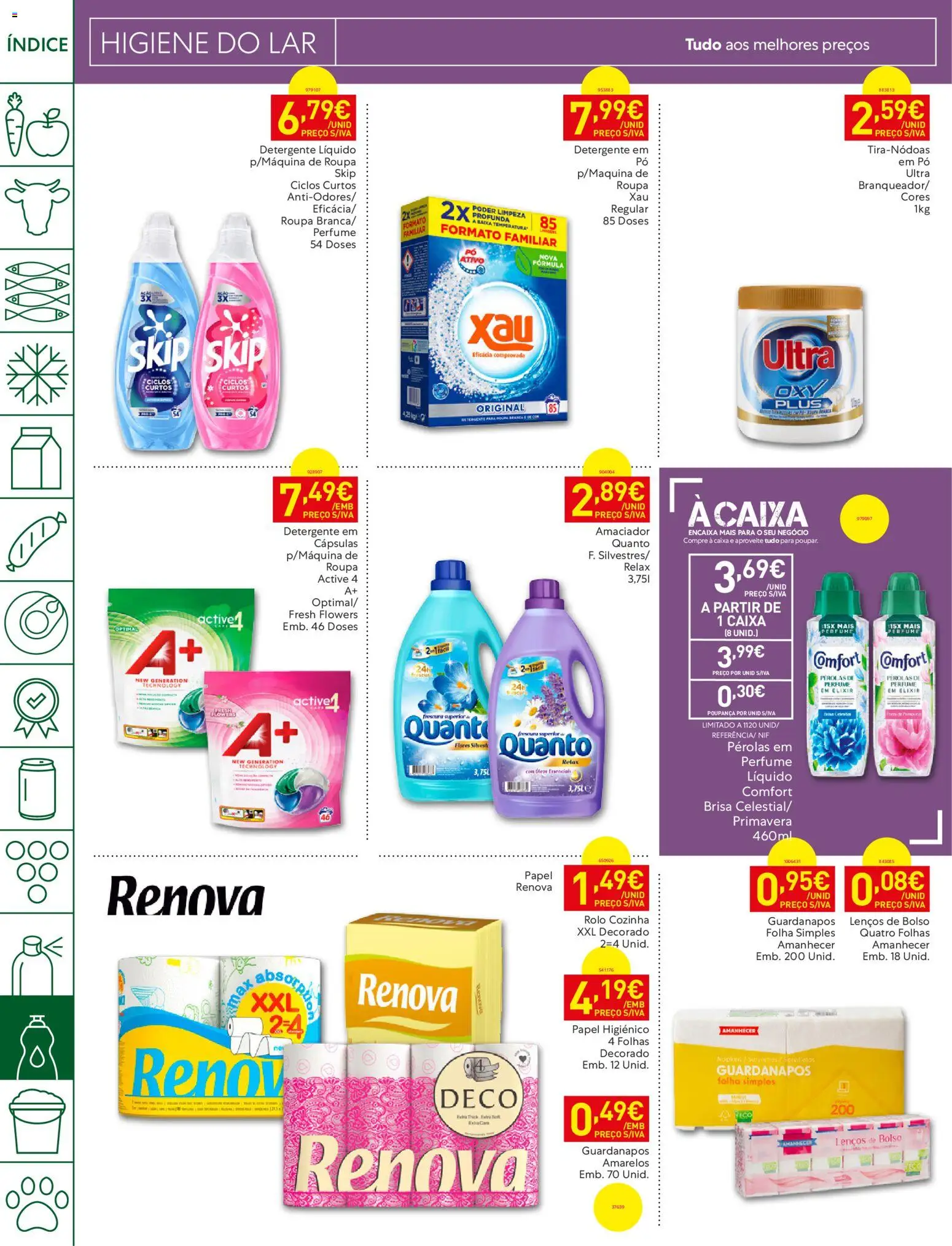 Recheio folheto Madeira │ válido de 01/09/2026 | Página: 34 | Produtos: Papel higiénico, Pó, Guardanapos, Cápsulas