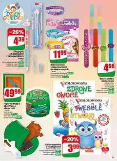 Pogląd oferty "Dino gazetka" - ważna od 20.05.2026 | Strona: 25 | Produkty: Bransoletka, Owoce
