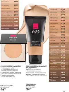 Pogląd oferty "Avon Katalog 5 2026" - ważna od 01.05.2026 | Strona: 55 | Produkty: Puder, Finish