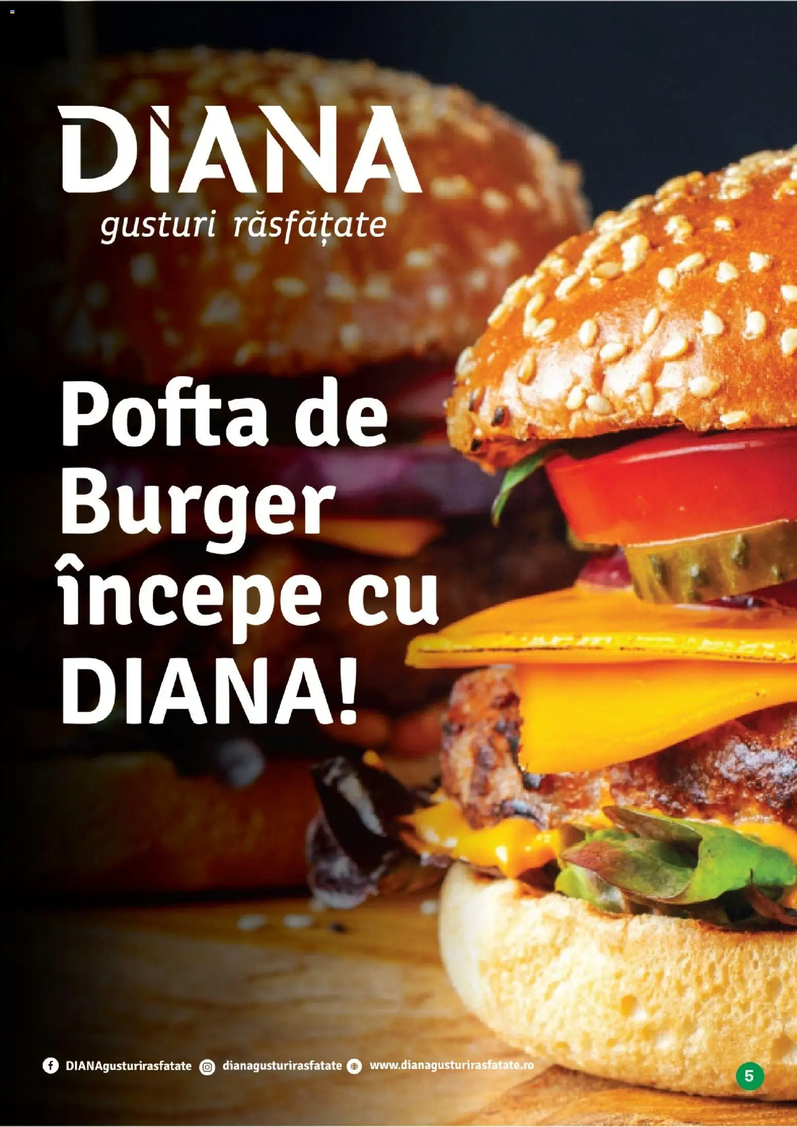Noul catalog Diana – valabil de la 01.08.2026 | Pagină: 5 | Produse: Burger