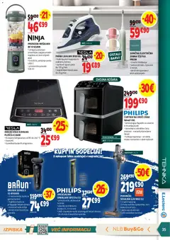 E.leclerc katalog akcije – veljaven od 09.09.2026 | Stran: 35 | Izdelki: Kuhalna plosca, Košara, Krtaca, Zobna scetka
