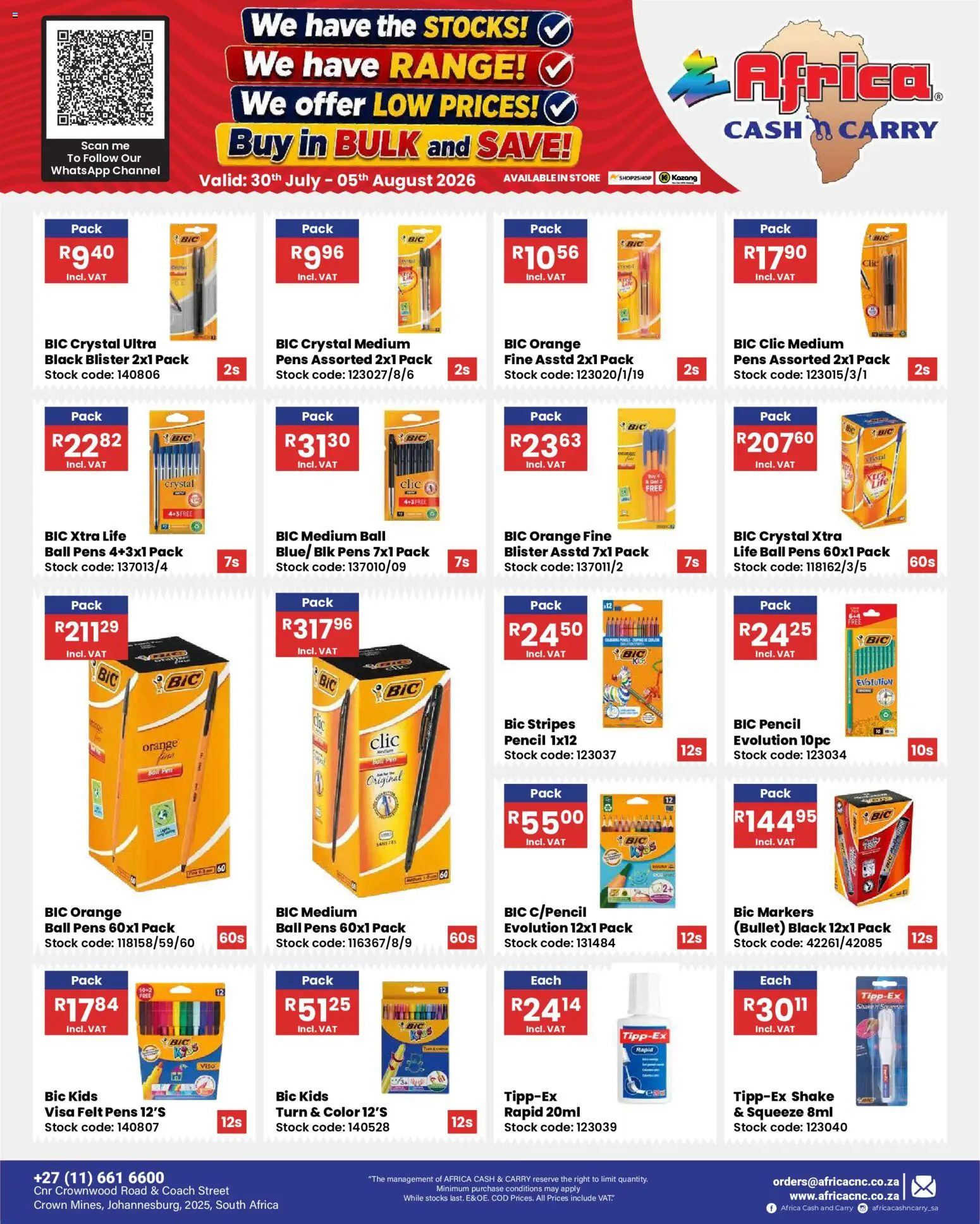 New Africa Cash & Carry catalogue – valid from 30/07/2026 | Page: 61