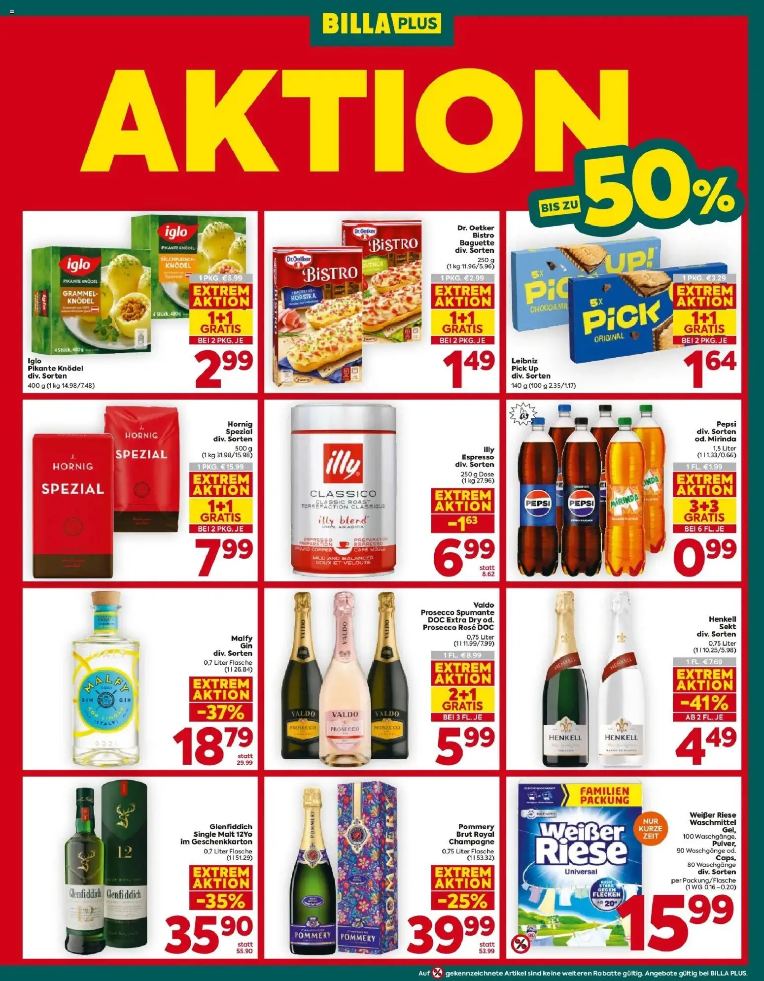 Billa Plus Flugblatt - Trofaiach-Steiermark gültig ab 15.10.2026 | Seite: 5 | Produkte: Baguette, Prosecco, Pepsi, Waschmittel