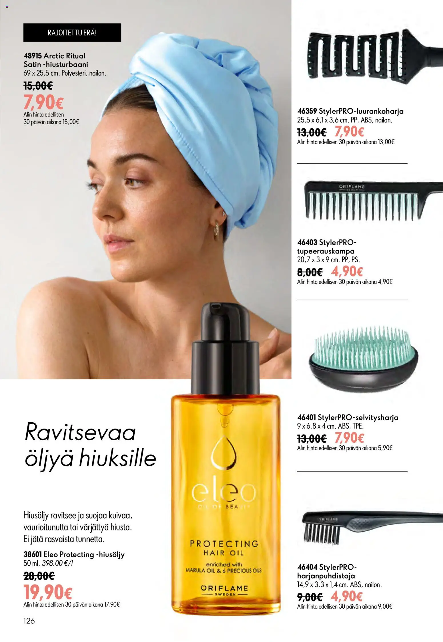 Oriflame - Esite 09 – voimassa 24/06/2026 alkaen | Sivu: 126 | Tuotteet: Hiusöljy