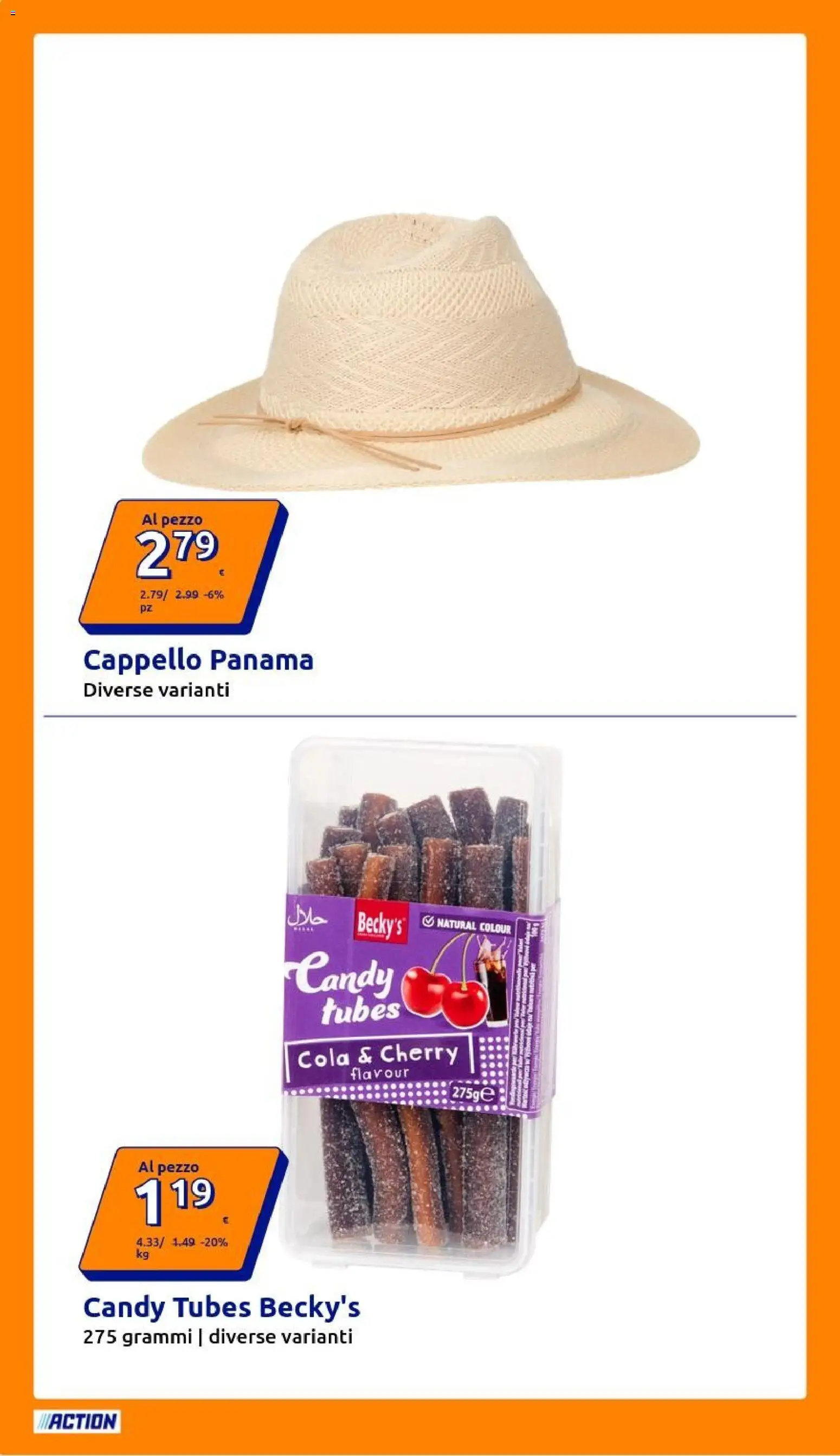 Volantino Action del 24/06/2026 | Pagina: 14 | Prodotti: Cappello