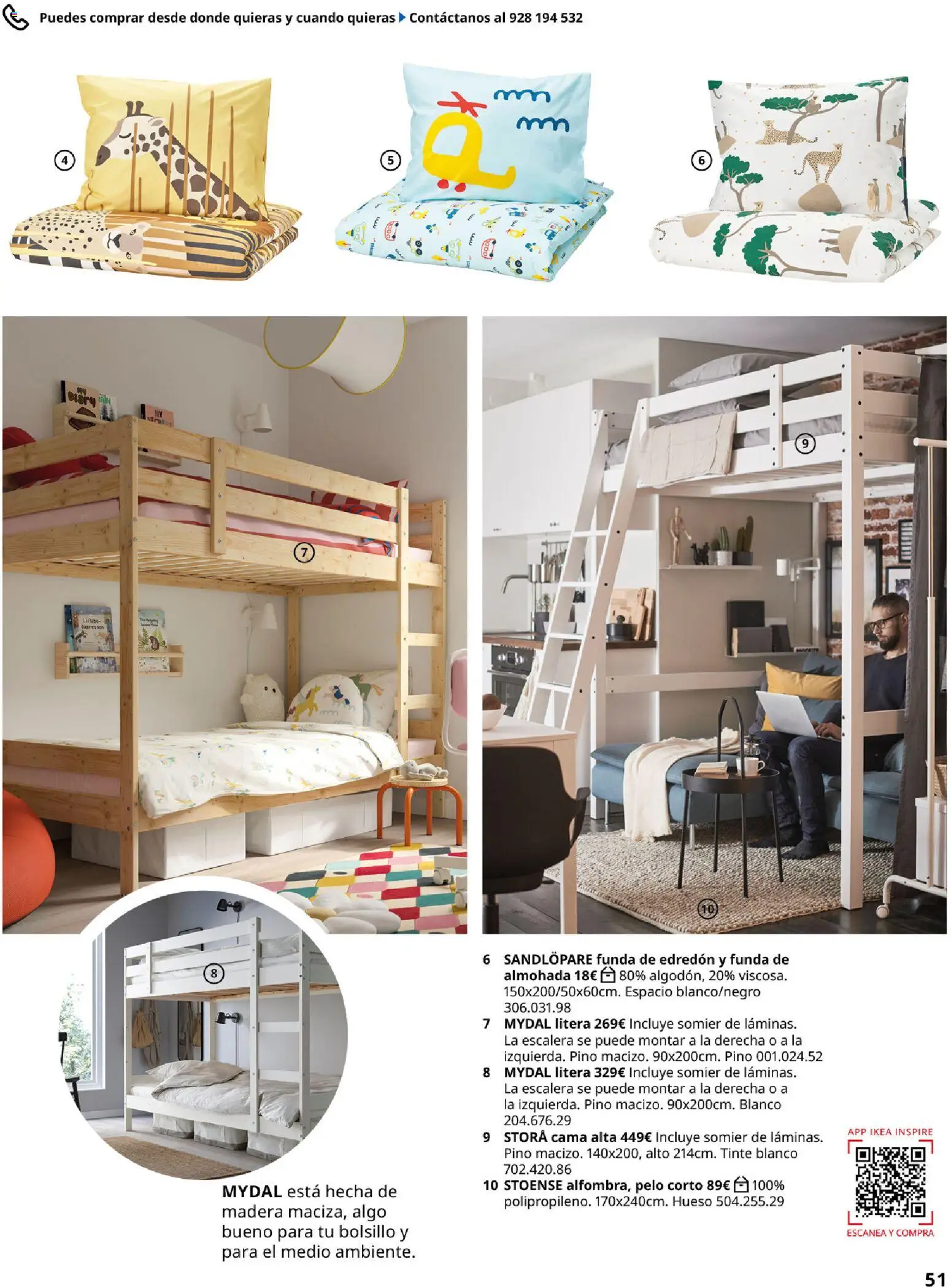 IKEA - Domitorios │ válido desde el 01/09/2026 | Página: 51 | Productos: Tinte, Somier, Cama, Almohada
