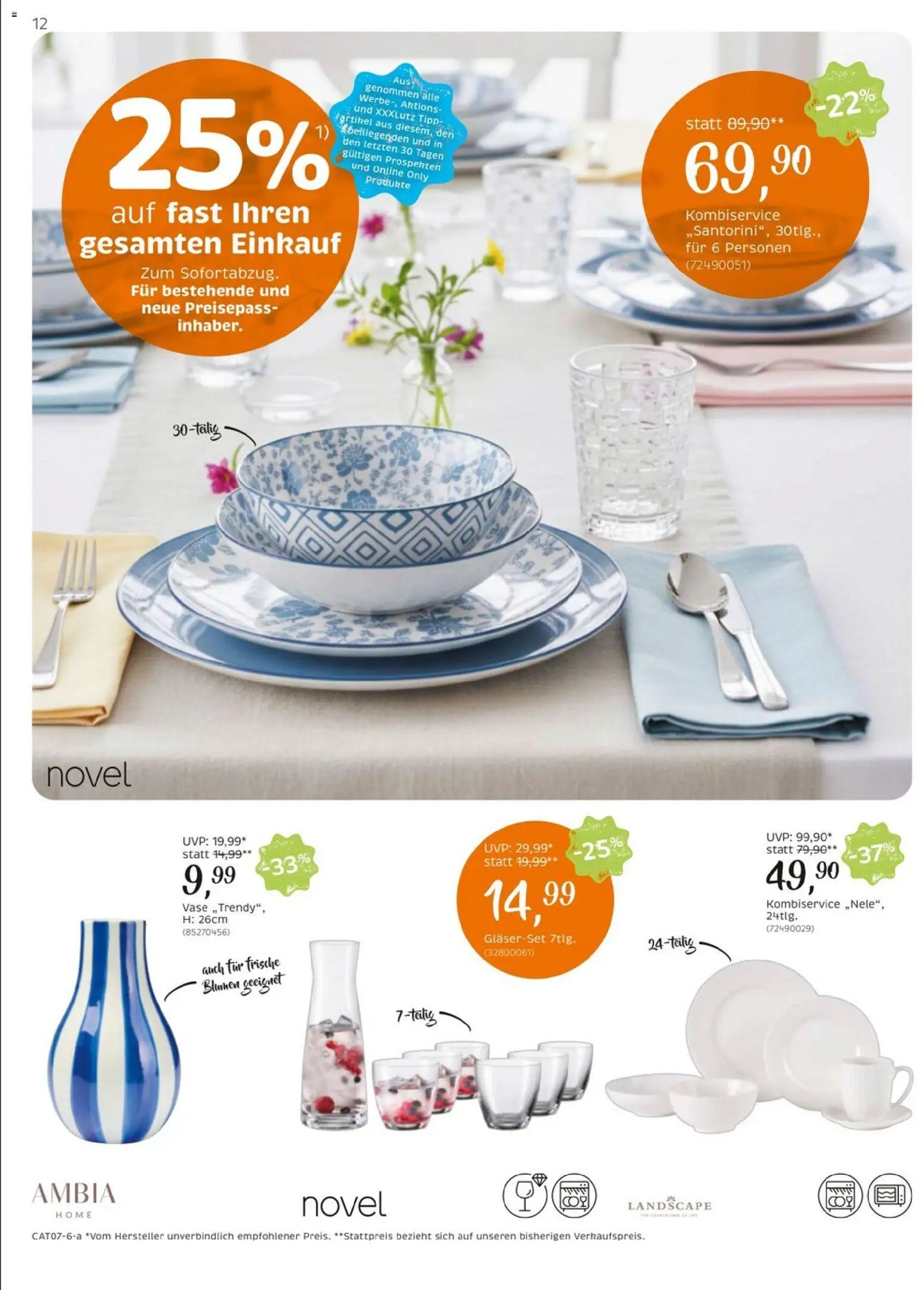 XXXLutz Carry Home gültig ab 07.07.2026 | Seite: 12 | Produkte: Vase