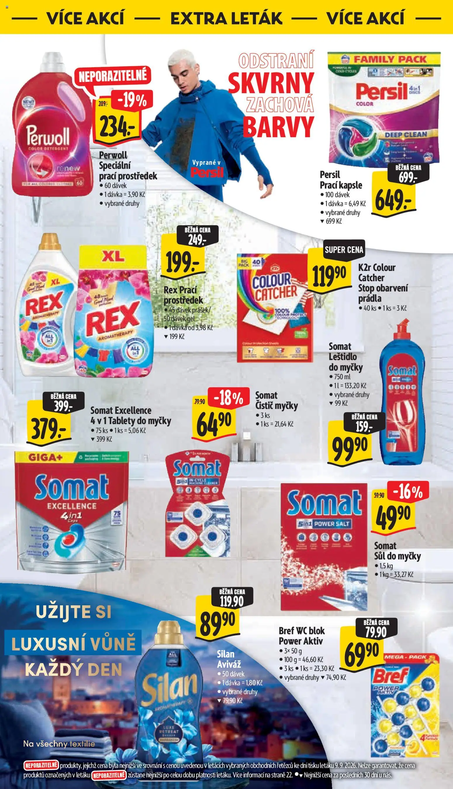 Albert leták - Hypermarket - Jablonec nad Nisou od 16.09.2026 | Strana: 59 | Produkty: Leštidlo do myčky, Prací prostředek, Somat, Barvy