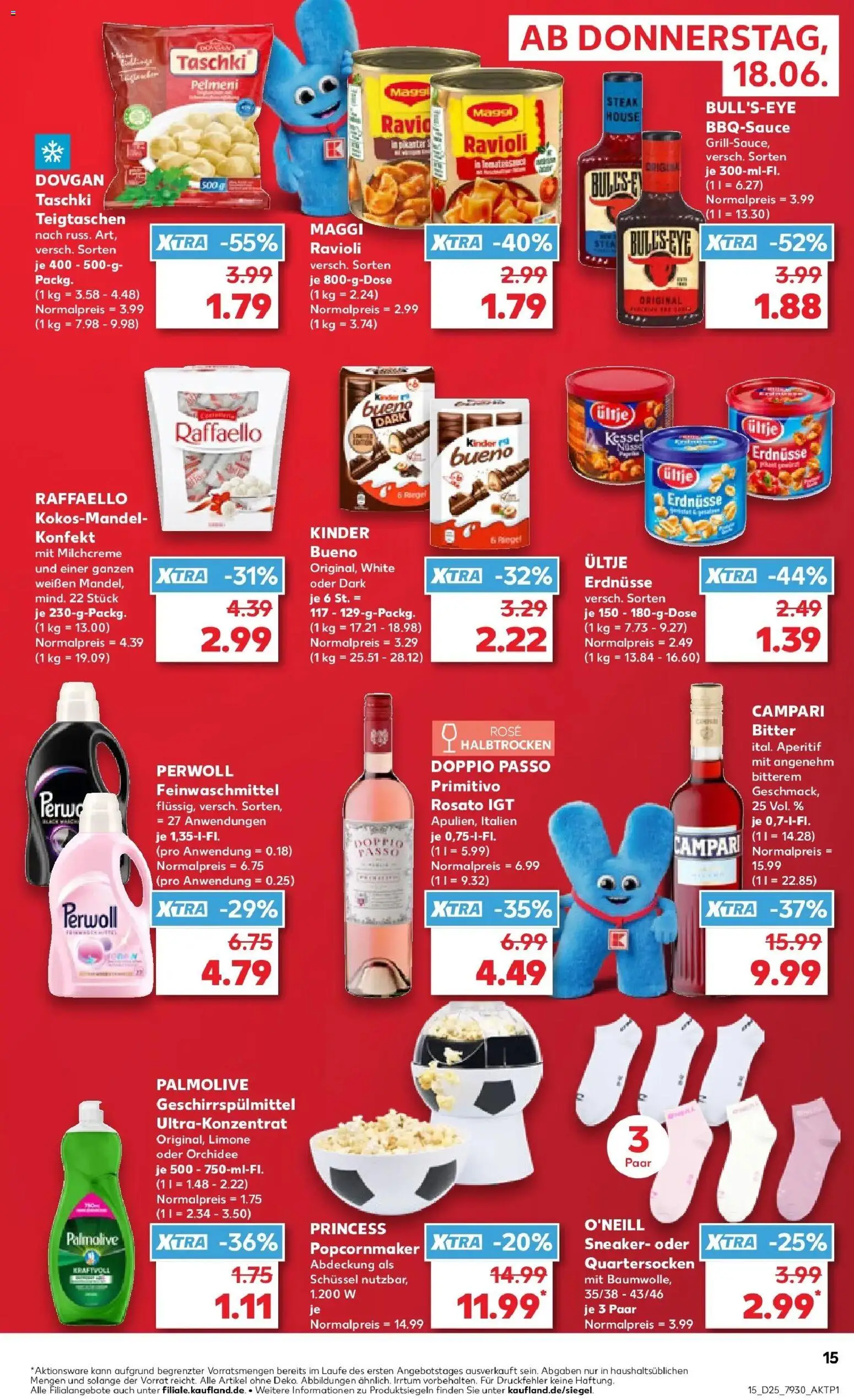 Kaufland Prospekt Hildesheim – gültig ab 15.06.2026 | Seite: 26 | Produkte: Maggi, Campari, Kinder bueno, Geschirrspülmittel