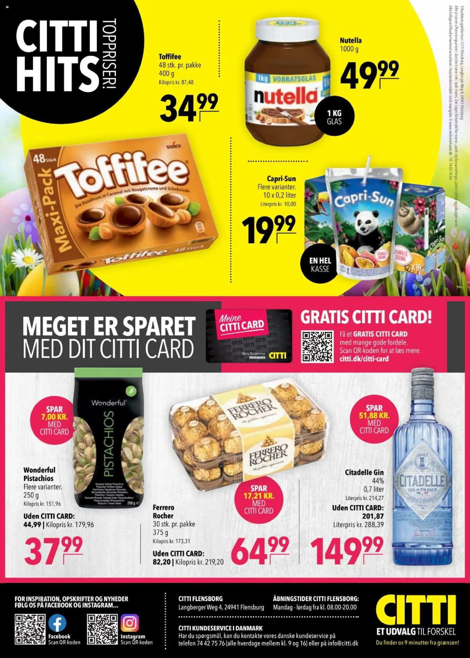CITTI tilbudsavis – gyldig fra 25/03/2026 | Side: 28 | Produkter: Gin, Telefon, Nutella