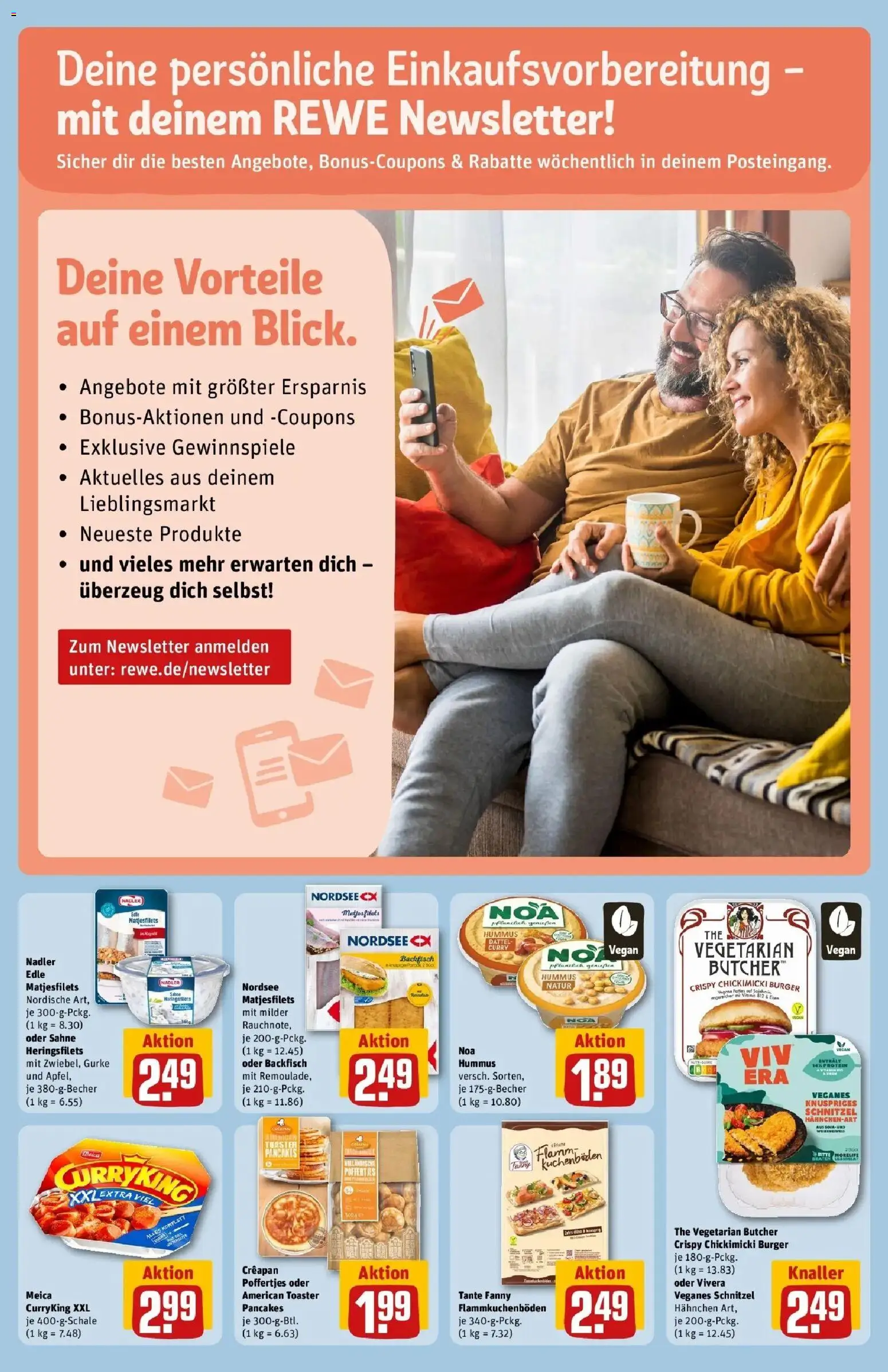 REWE Prospekt ab 14.09.2026 zum Blättern » Angebote | Seite: 10 | Produkte: Burger, Schnitzel, Meica, Hummus