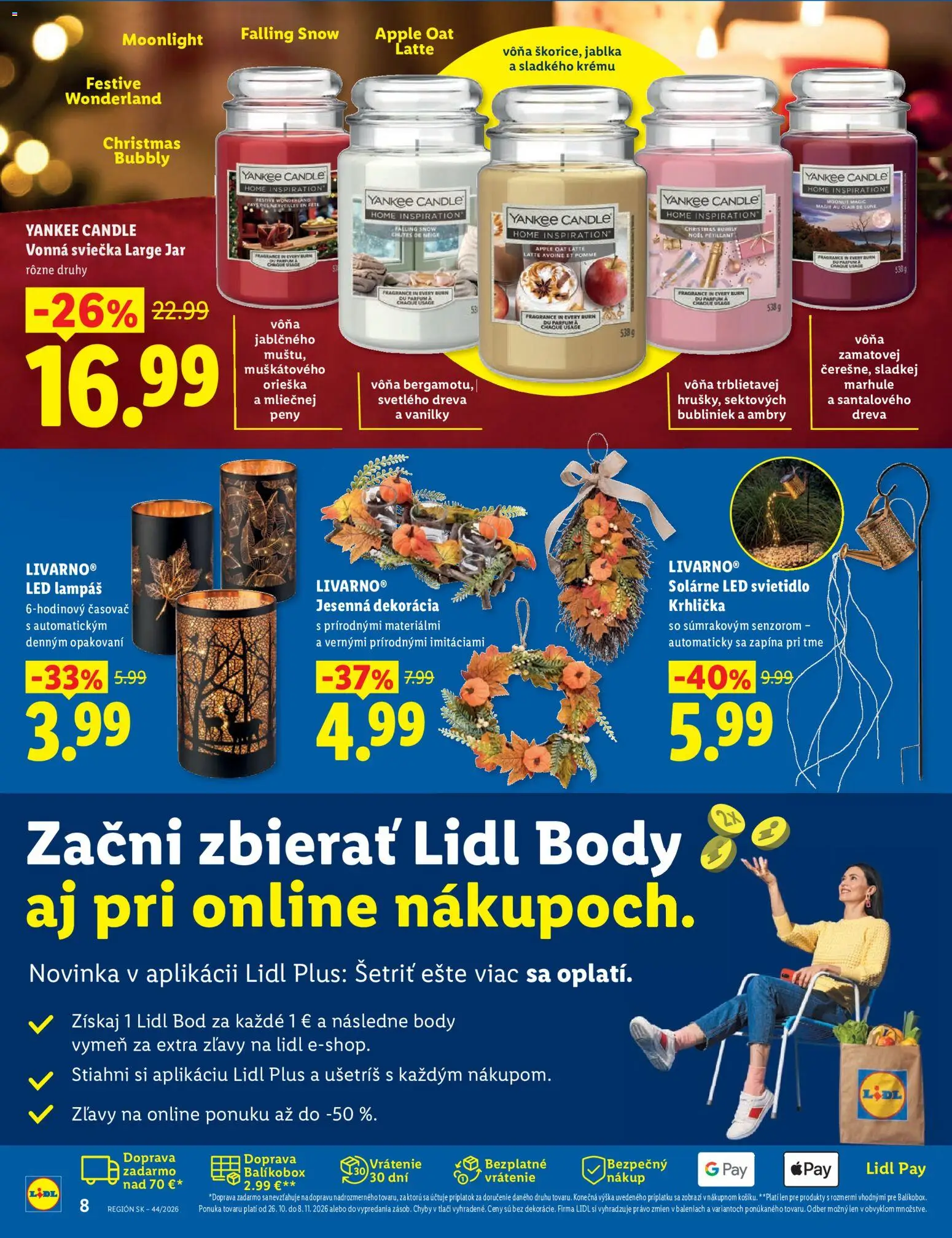 Nové Lidl akcie – leták je platný od 26.10.2026 | Strana: 8