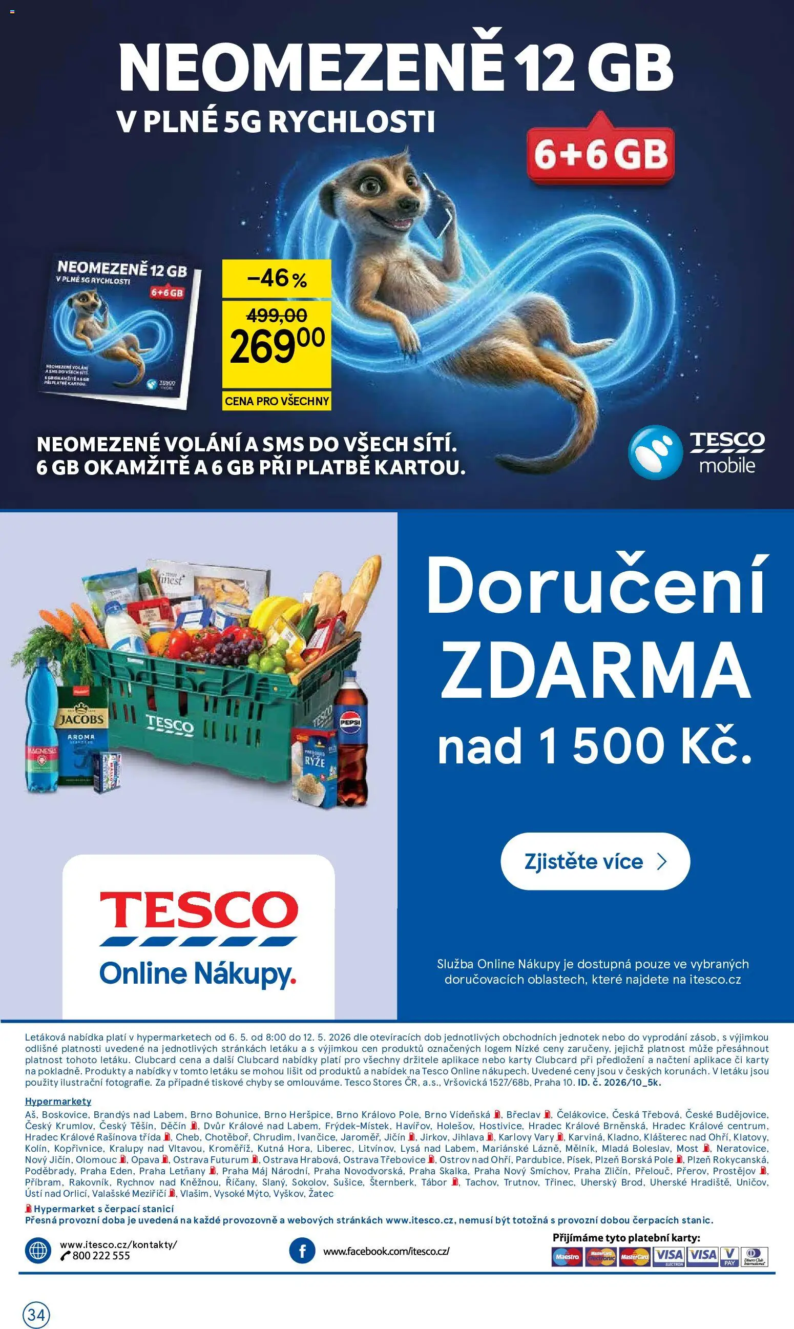 Tesco leták - Hypermarket od 06.05.2026 | Strana: 34