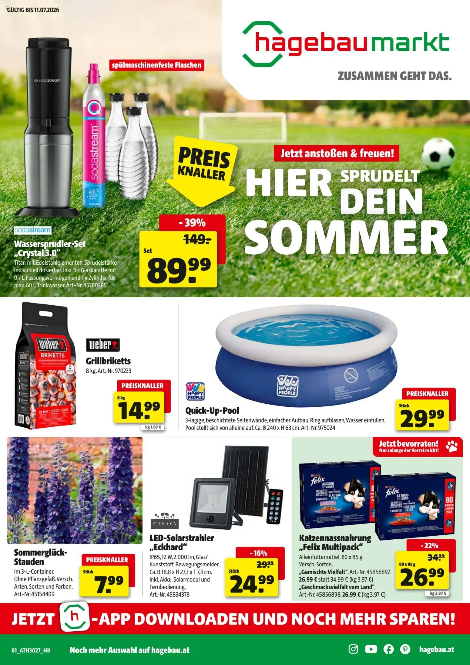 Hagebau Flugblatt gültig ab 30.06.2026 | Seite: 1 | Produkte: Wasser