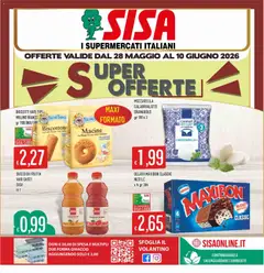 Anteprima del volantino SISA volantino Calabria valido a partire dal 28.05.2026