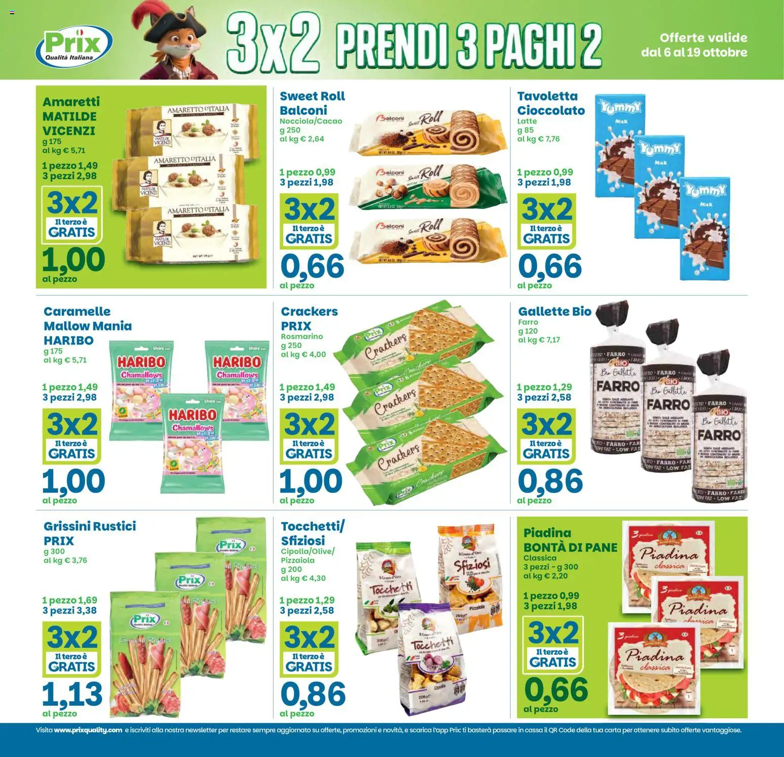 Volantino Prix del 06/10/2026 | Pagina: 8 | Prodotti: Rosmarino, Amaretto, Cipolla, Crackers