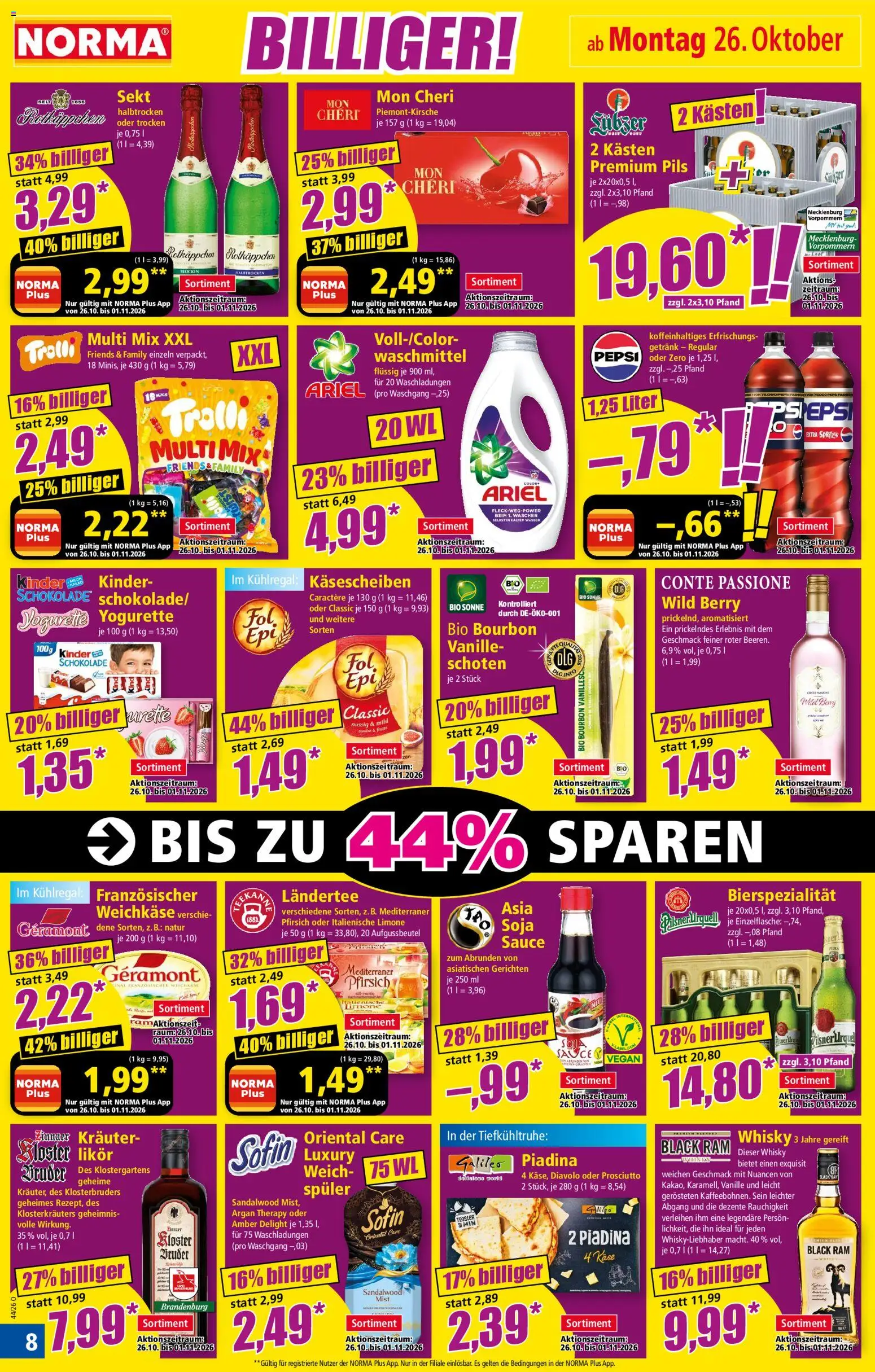 Norma Prospekt – gültig ab 26.10.2026 | Seite: 8
