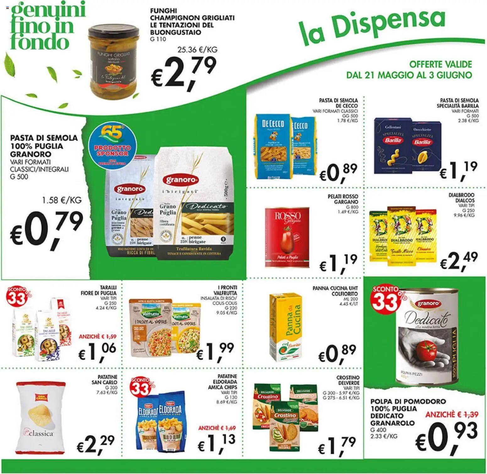 Volantino Coal del 21.05.2026 | Pagina: 20 | Prodotti: Pomodoro, Pasta, Cous cous, Taralli