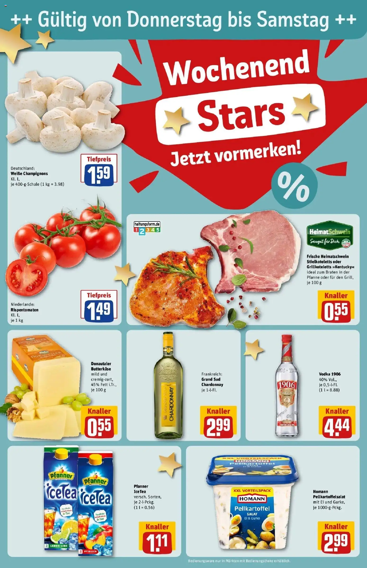 Rewe Prospekt Recklinghausen – gültig ab 17.05.2026 | Seite: 29 | Produkte: Pfirsich, Grand sud, Vodka, Salat