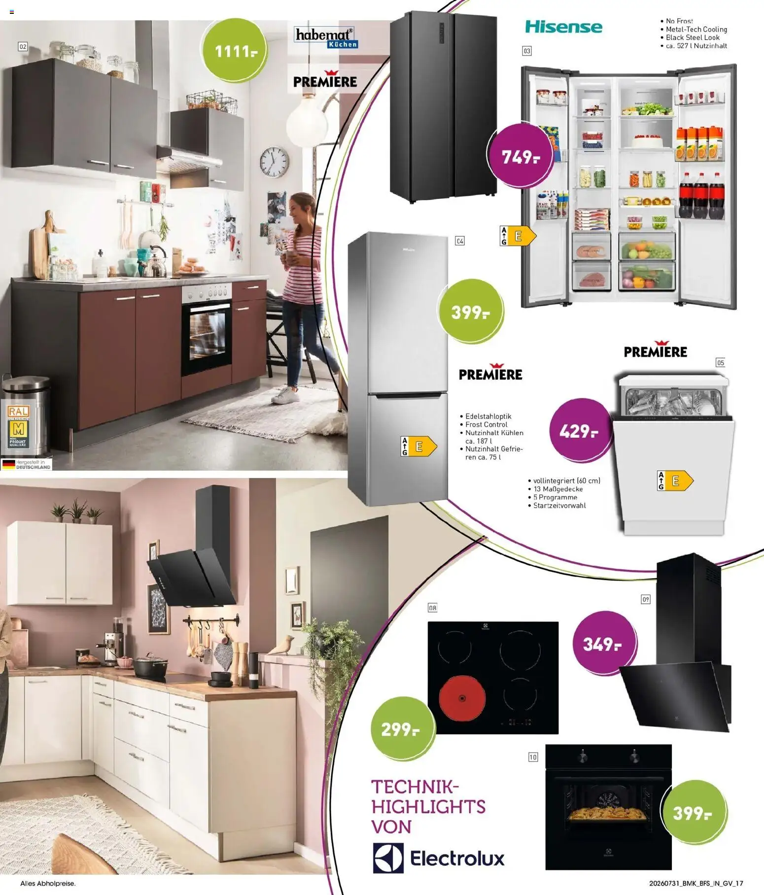 Möbel Martin Happy Days – gültig ab 31.07.2026 | Seite: 17 | Produkte: Hisense, Kuchen