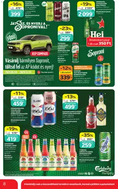 Auchan Kihagyhatatlan ziccerek bajnok árakon - amely érvényes a következő dátumtól: 2026.07.09. | Oldal: 8