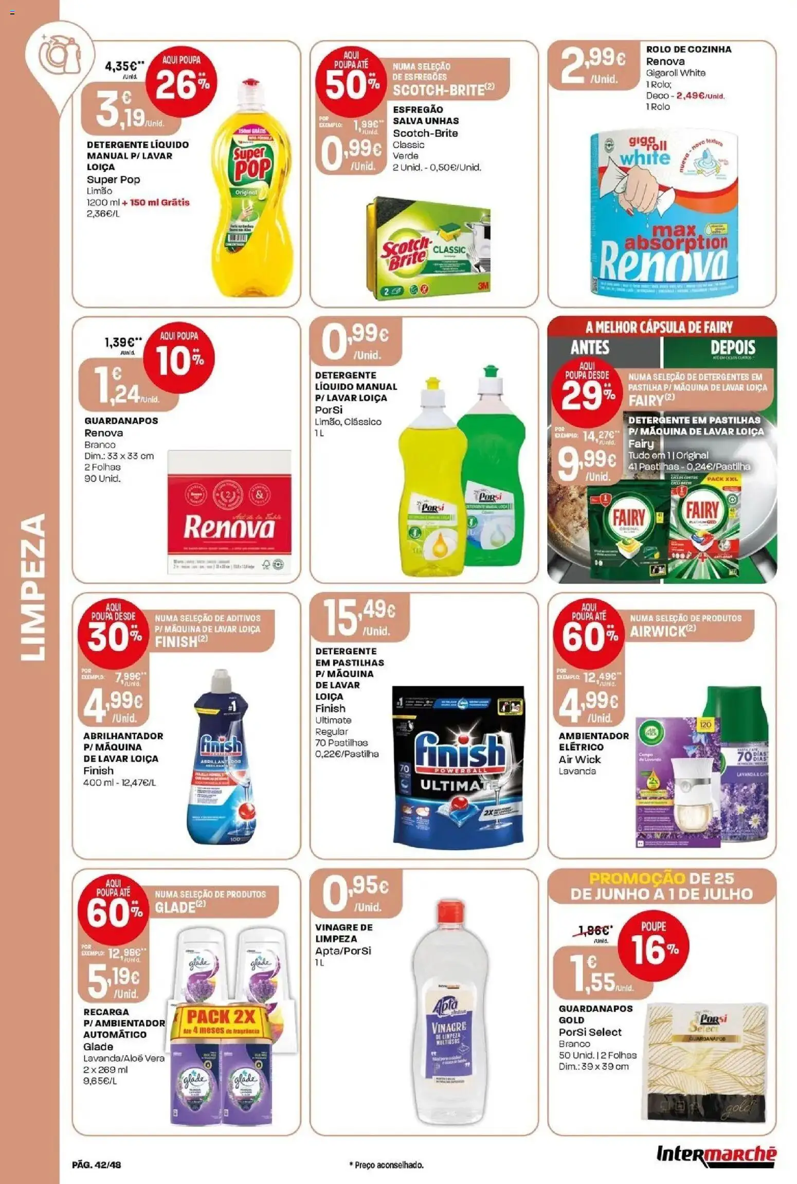 Intermarché - Isto é que são preços BAIXOS! │ válido de 25/06/2026 | Página: 42