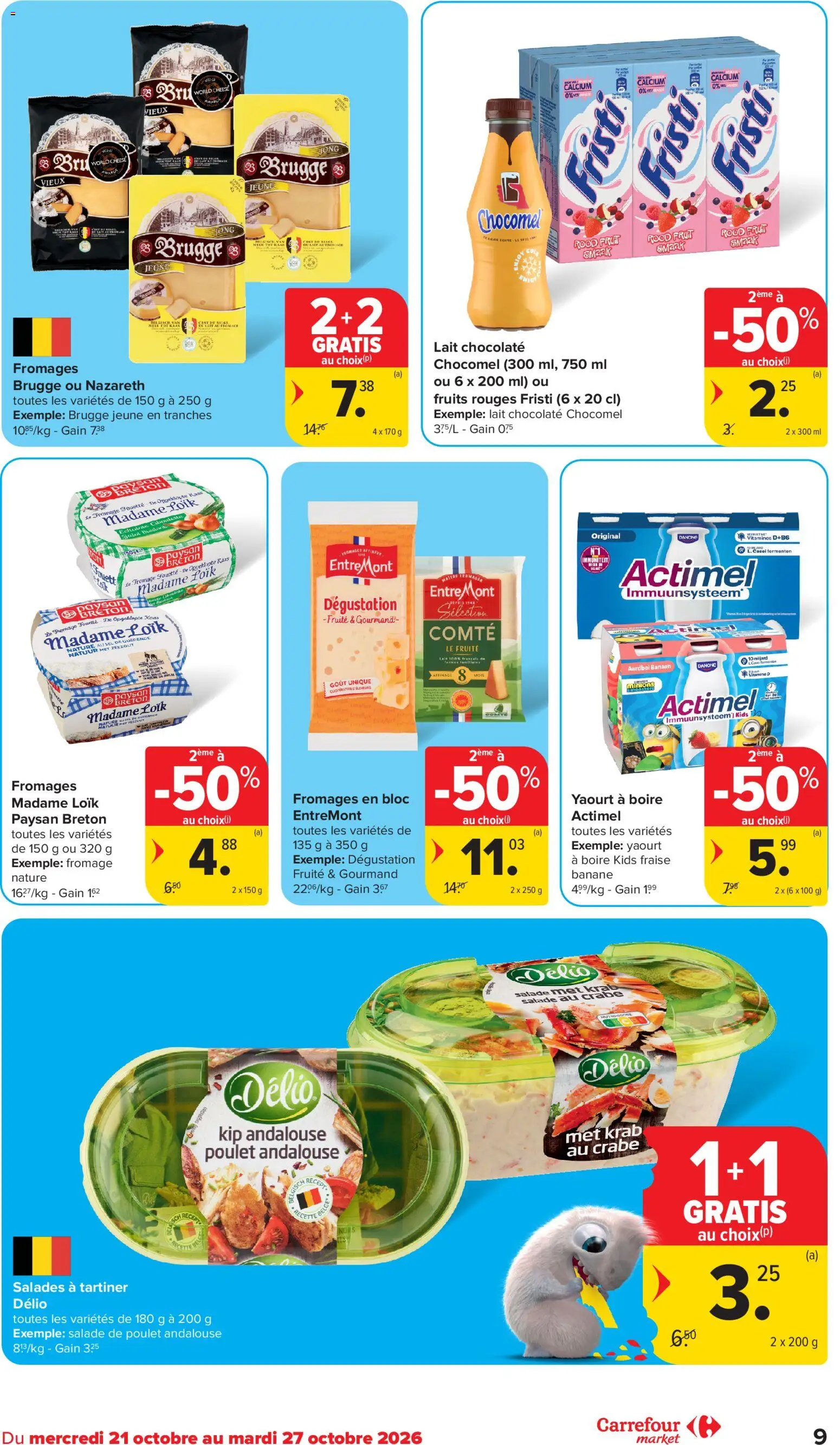{H1} | Pagina: 9 | Producten: Salade, Vitamine D, Kaas, Kan