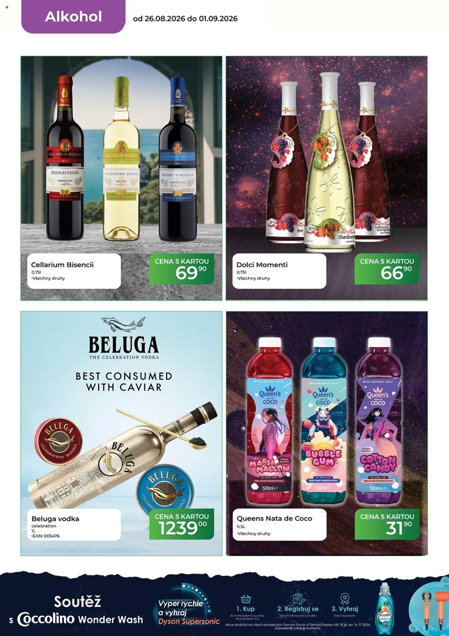 Tamda Foods leták od 26.08.2026 | Strana: 16 | Produkty: Víno, Coccolino, Cabernet Sauvignon, Alkohol